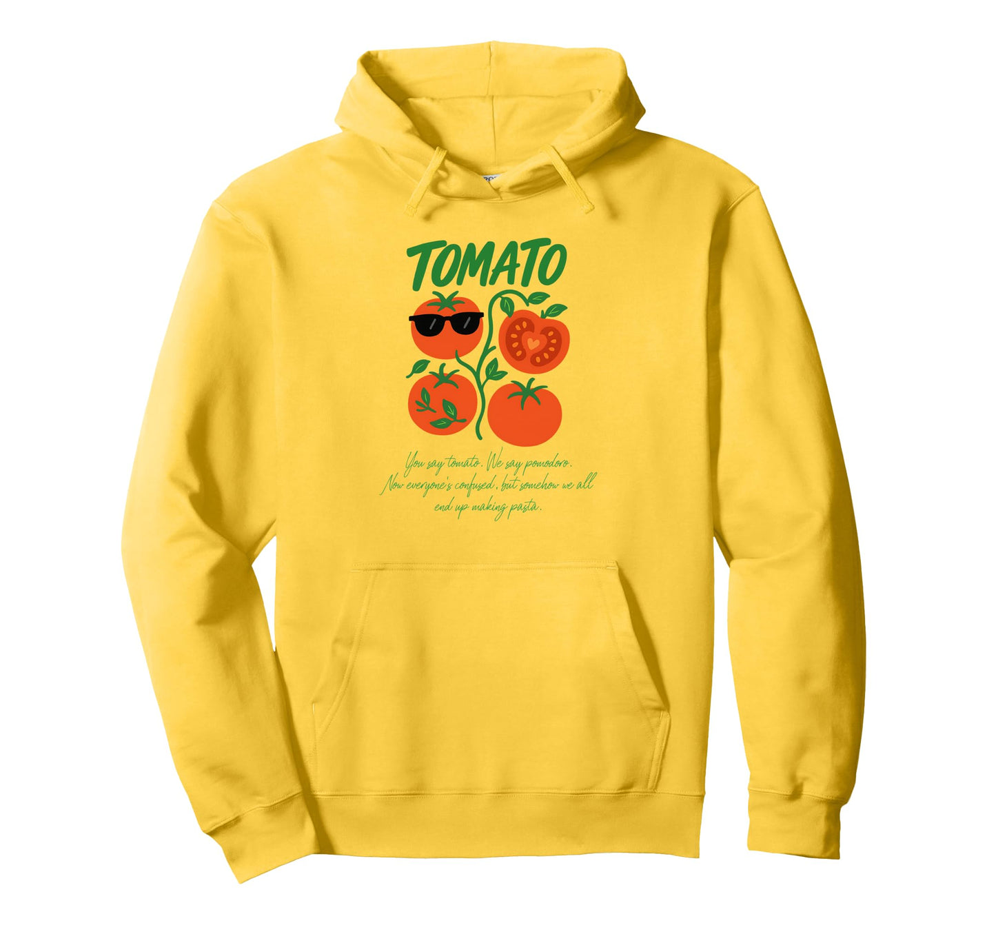 Tomato Summer Y2K Aesthetic Fruit Hoodie - Trendy Graphic Men Women - T-Shirt, Sweatshirt, Hoodie