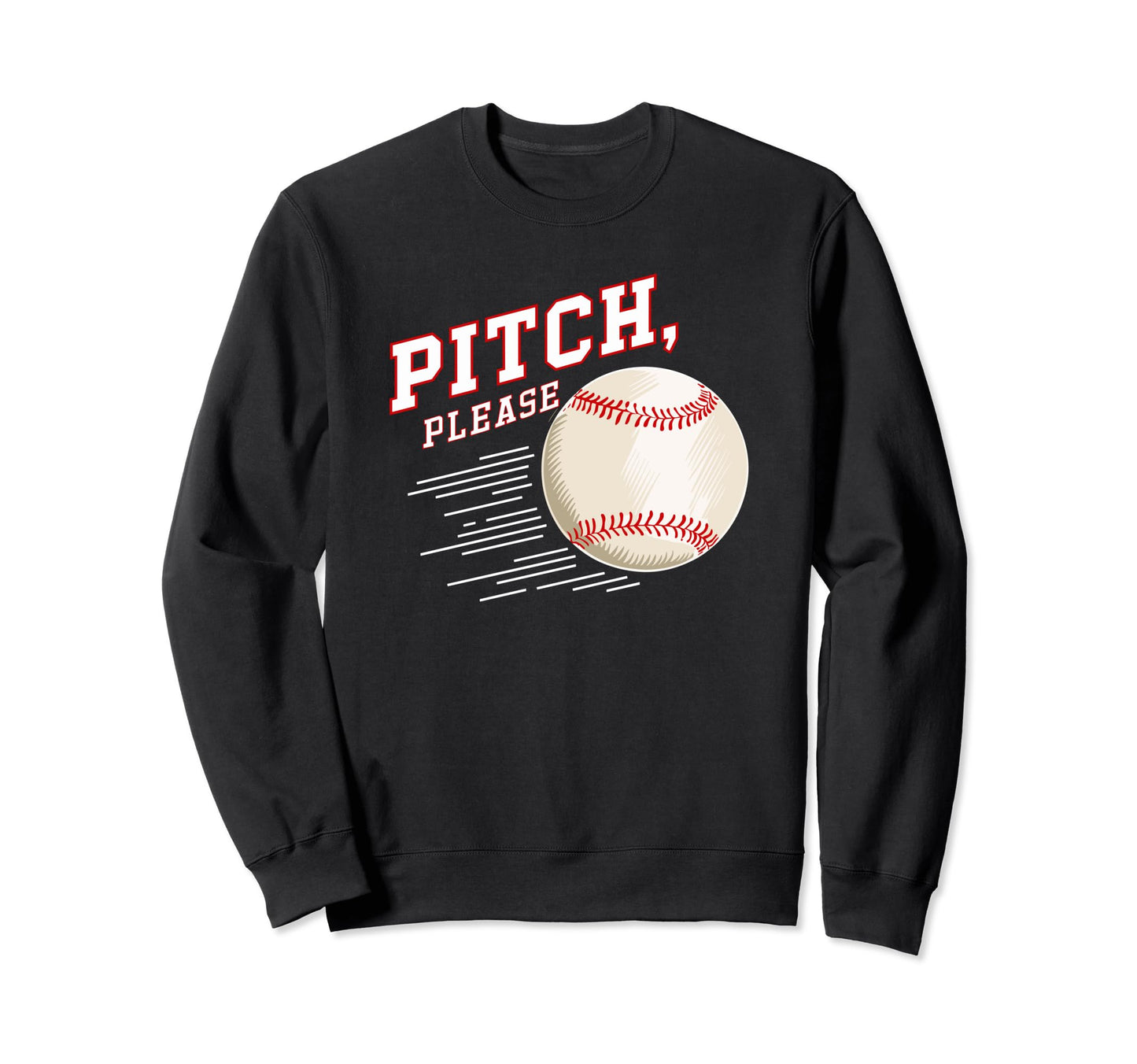 Pitching Baseball Player Pitch Sweatshirt - Aesthetic Graphic for Adults - T-Shirt, Sweatshirt, Hoodie