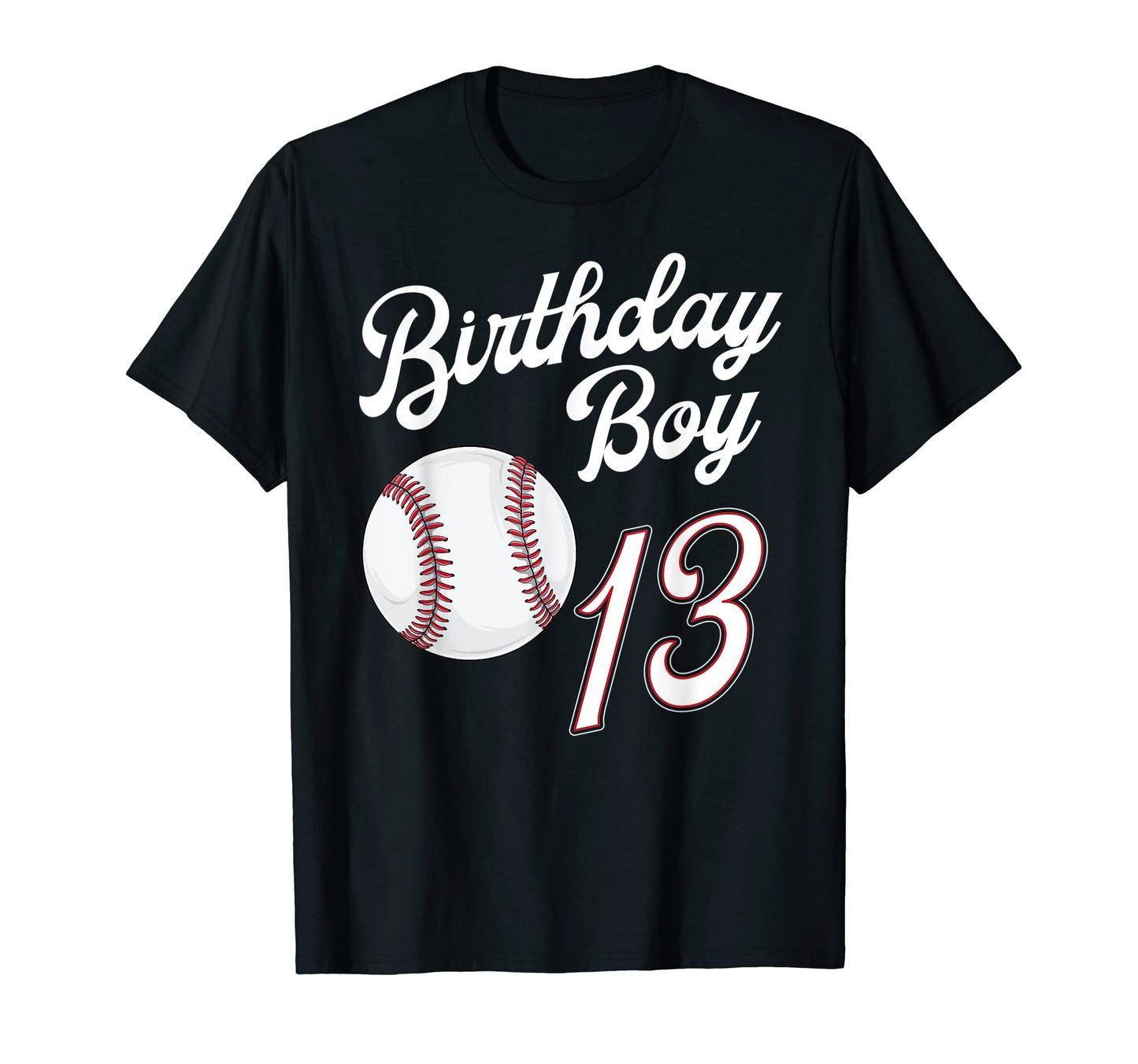 13 Years Old Baseball Themed 13Th T-Shirt - Aesthetic Graphic Unisex - T-Shirt, Sweatshirt, Hoodie