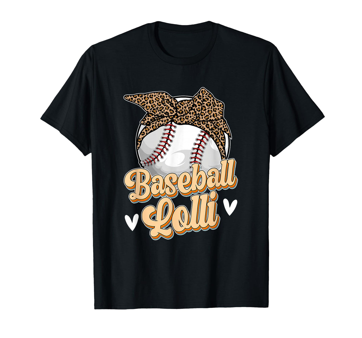 Baseball Lolli Leopard Grandma Lolli T-Shirt - Novelty Apparel for Adults - T-Shirt, Sweatshirt, Hoodie