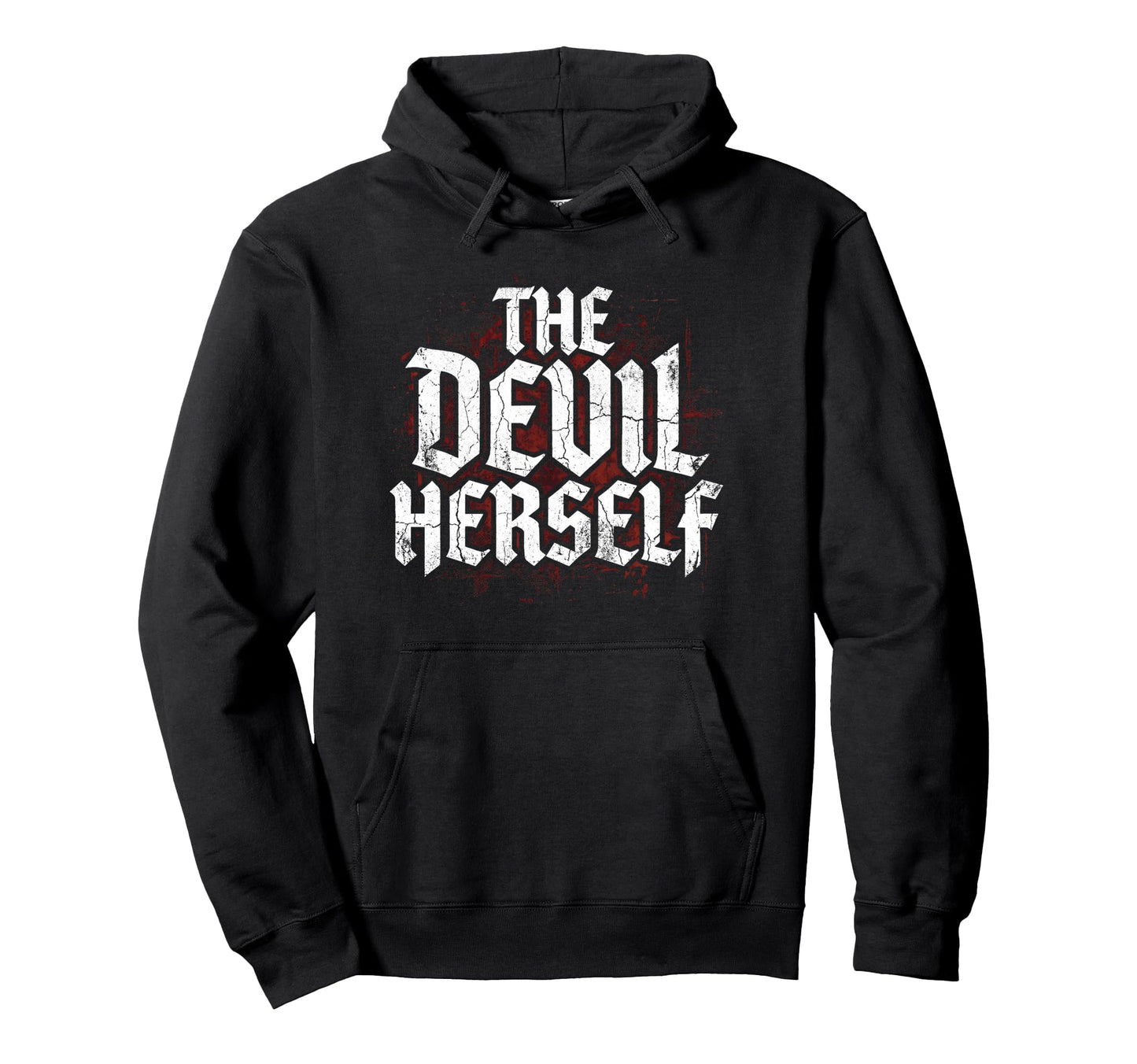 Devil Herself Occult Dark Feminine Hoodie - Streetwear Style Unisex - T-Shirt, Sweatshirt, Hoodie