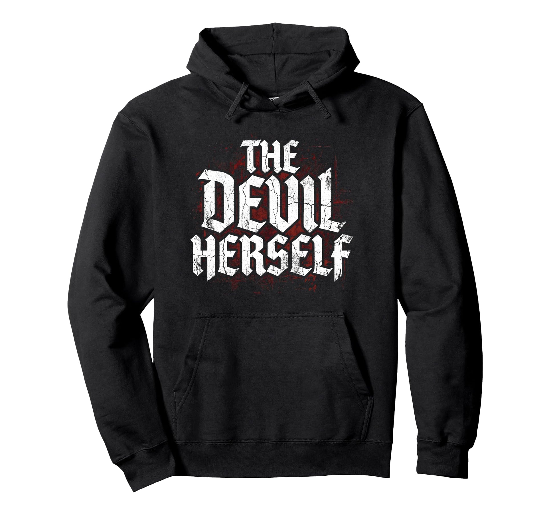 Devil Herself Occult Dark Feminine Hoodie - Streetwear Style Unisex - T-Shirt, Sweatshirt, Hoodie