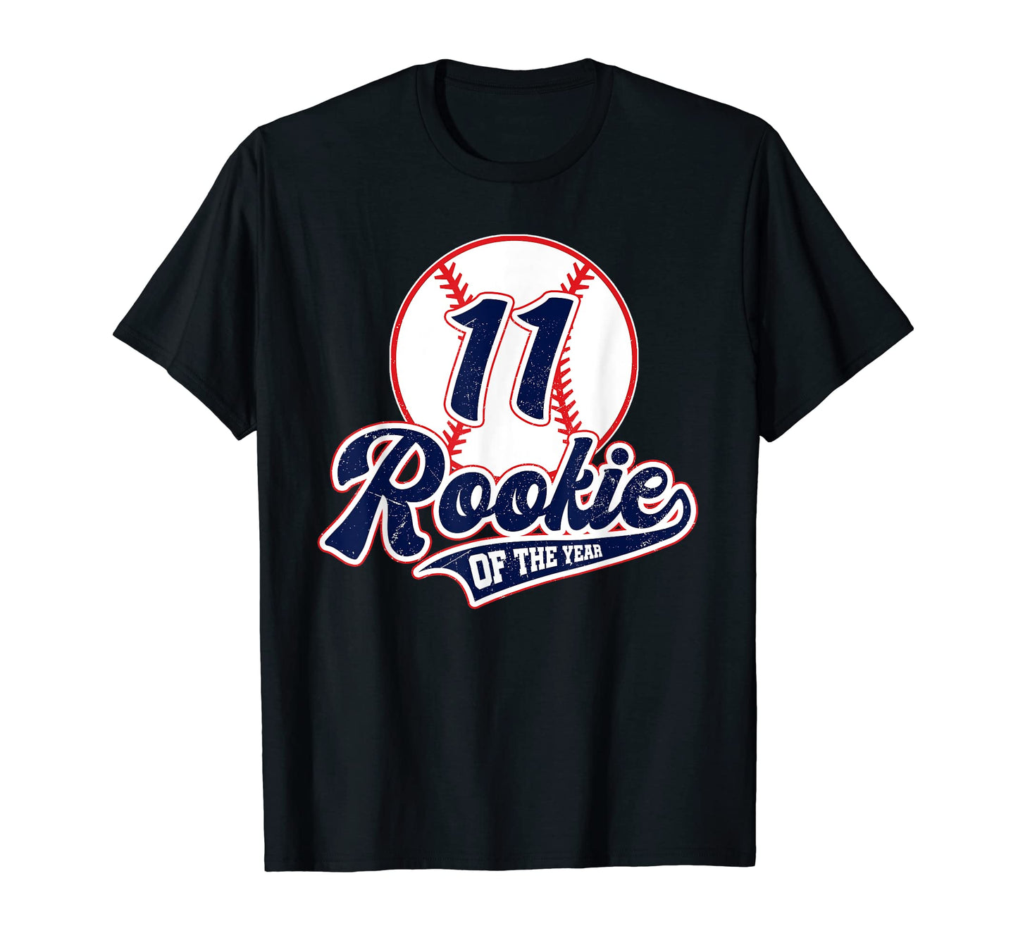 Rookie Year 11Th Birthday Baseball T-Shirt - Streetwear Style Men Women - T-Shirt, Sweatshirt, Hoodie