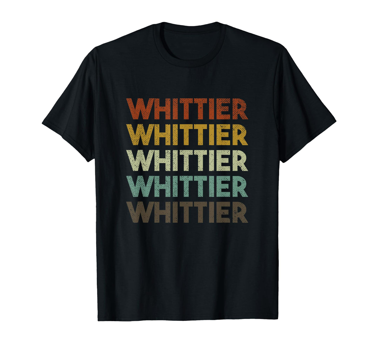 Whittier California T-Shirt - Minimalist Print Unisex - T-Shirt, Sweatshirt, Hoodie