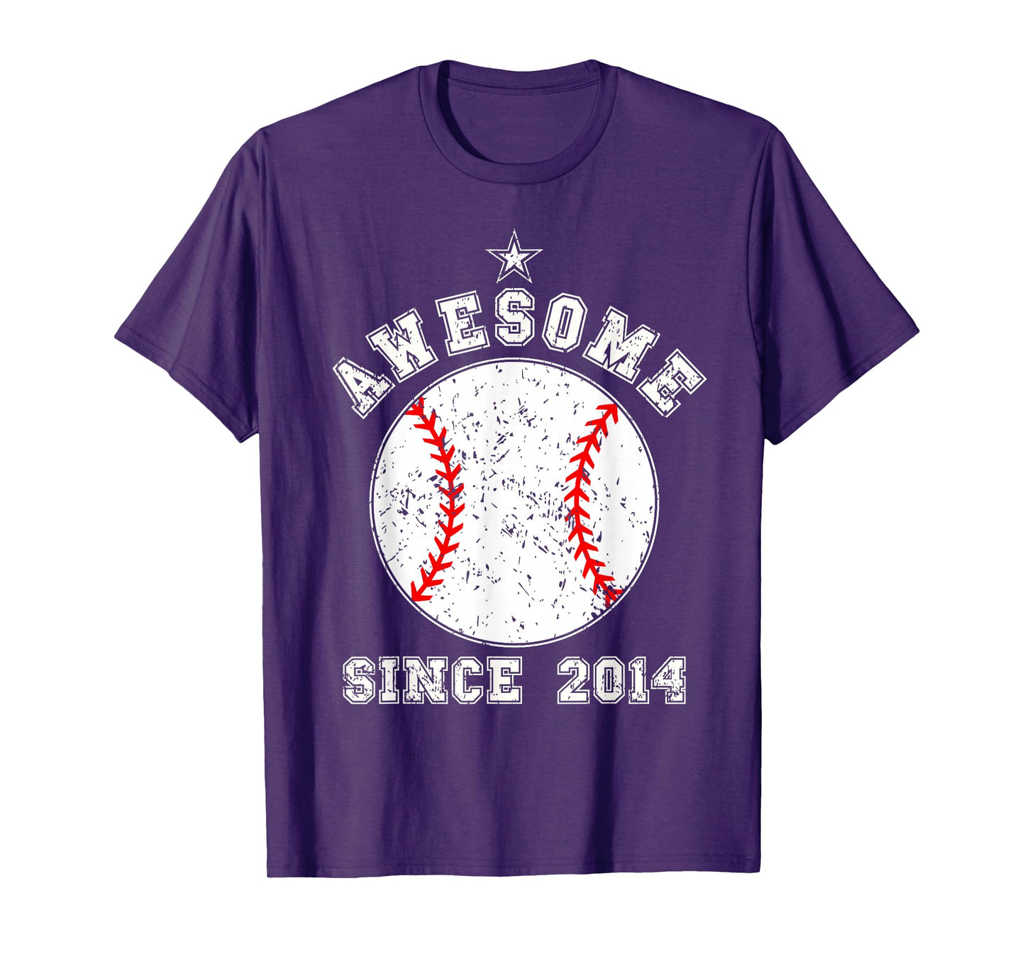 Awesome Since 2014 9 Years Old T-Shirt - Casual Everyday Wear Men Women - T-Shirt, Sweatshirt, Hoodie