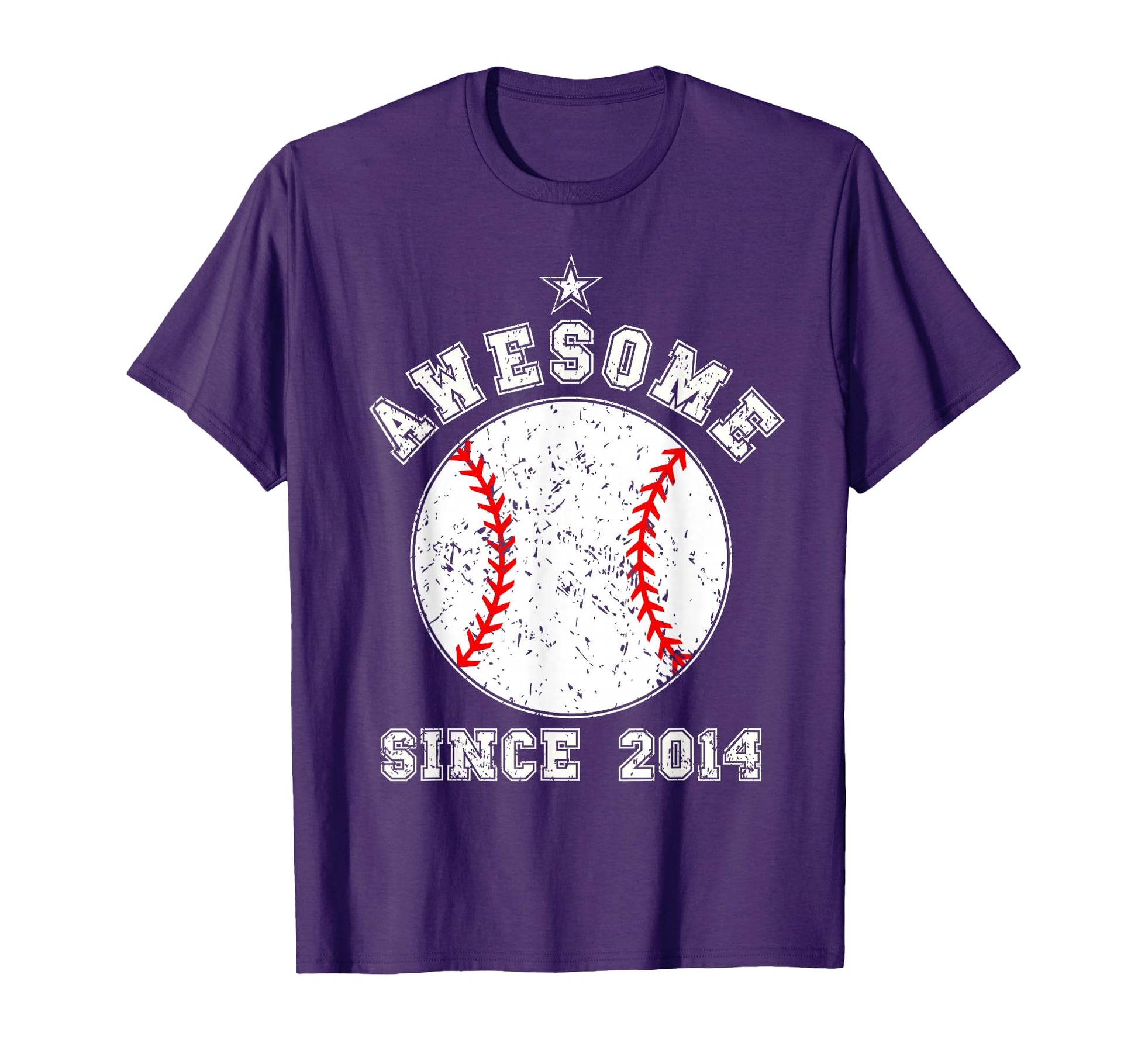 Awesome Since 2014 9 Years Old T-Shirt - Casual Everyday Wear Men Women - T-Shirt, Sweatshirt, Hoodie