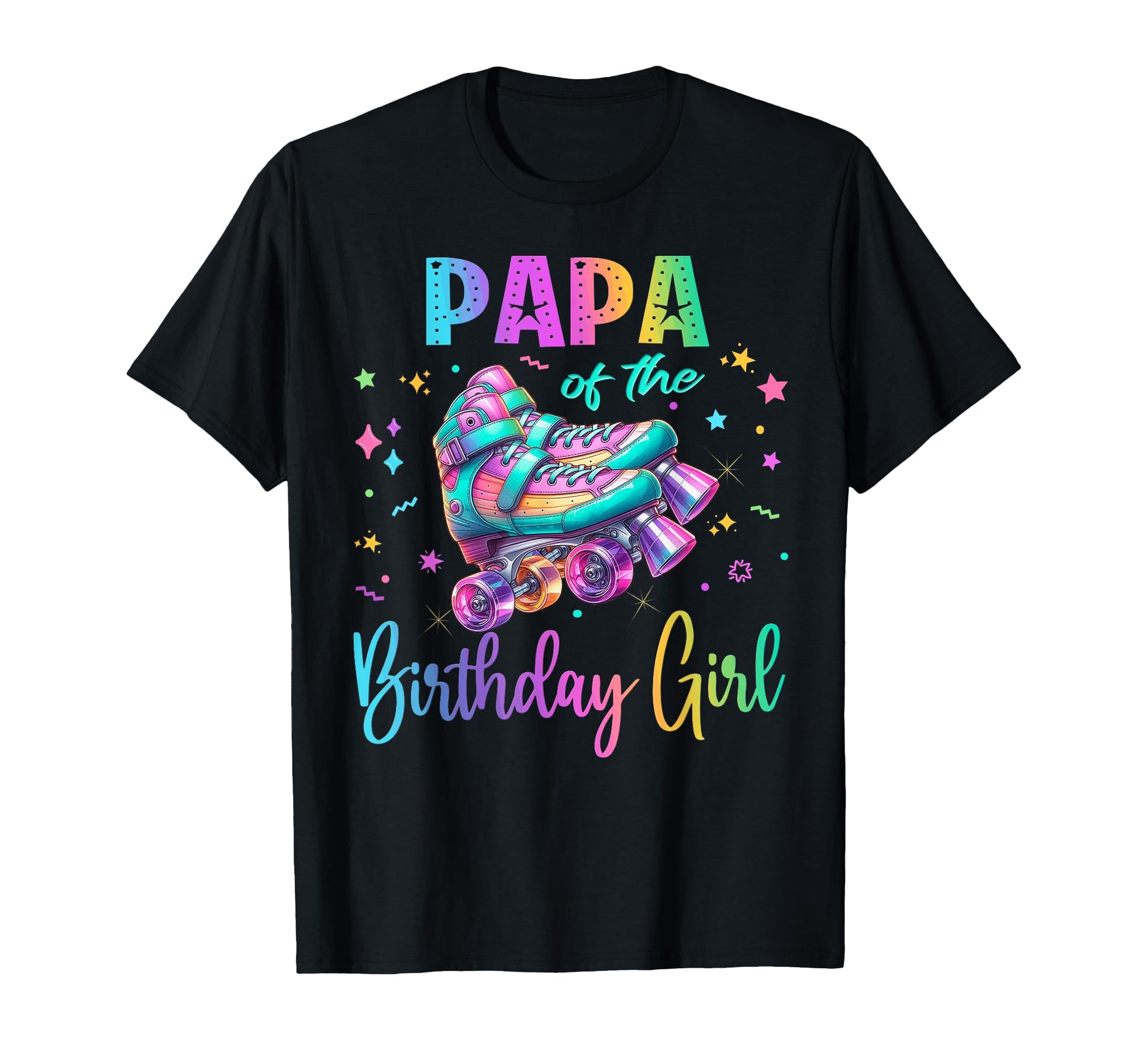 Roller Skates Birthday Skating Party T-Shirt - Graphic Print Men Women - T-Shirt, Sweatshirt, Hoodie