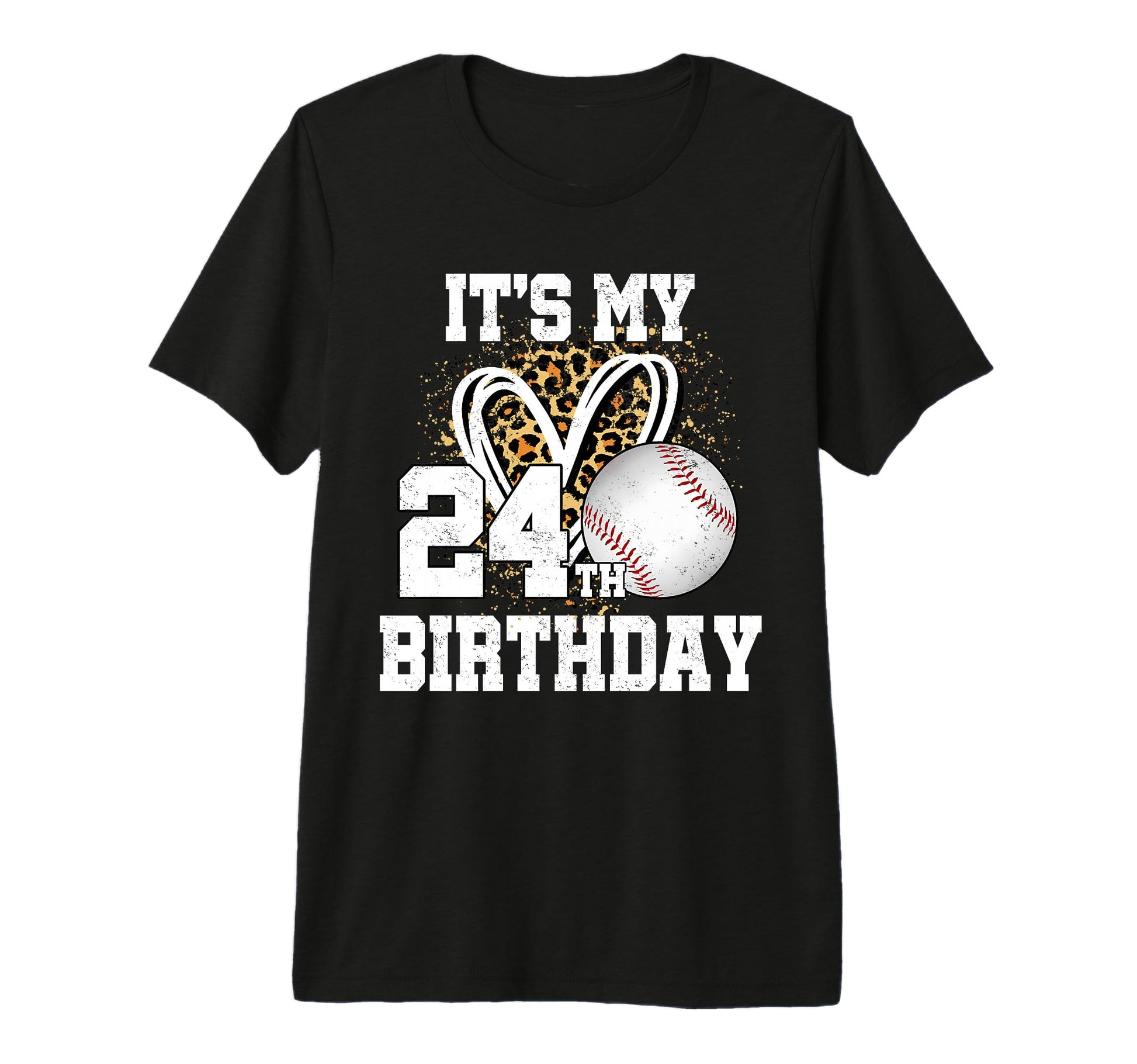 Its My 24Th Birthday Baseball 24 T-Shirt - Fun Novelty Design for Adults - T-Shirt, Sweatshirt, Hoodie