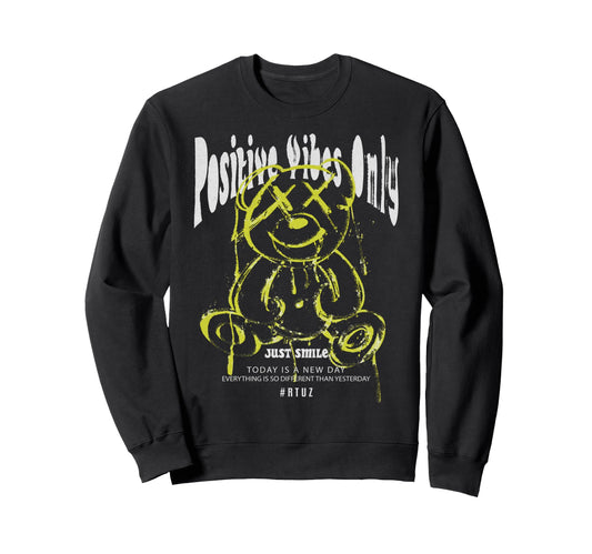 Aesthetic Streetwear Teddy Bear Sweatshirt - Custom Art Print Unisex - T-Shirt, Sweatshirt, Hoodie