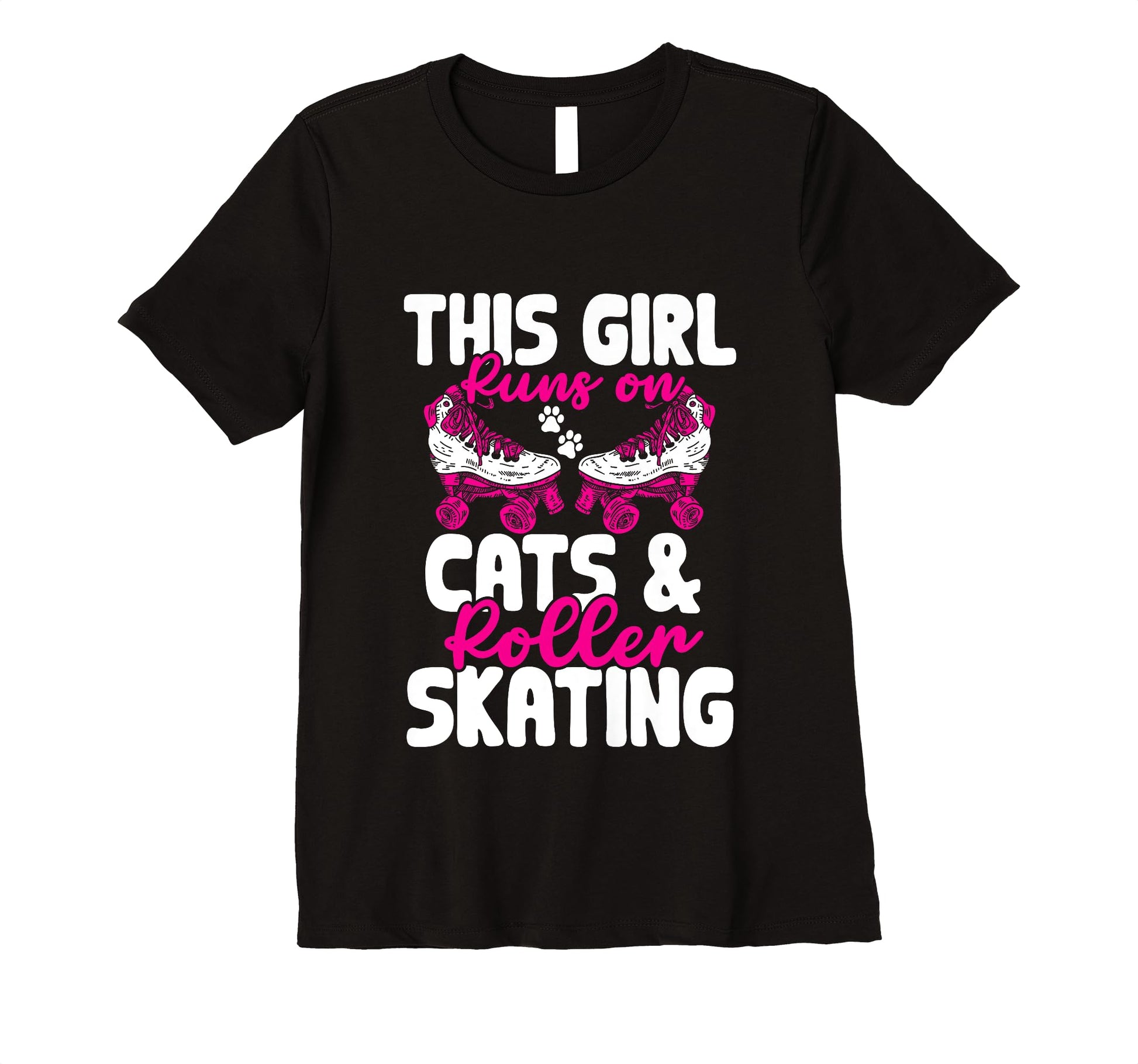 Runs Cats And Roller Skating Funny T-Shirt - Streetwear Style Men Women - T-Shirt, Sweatshirt, Hoodie