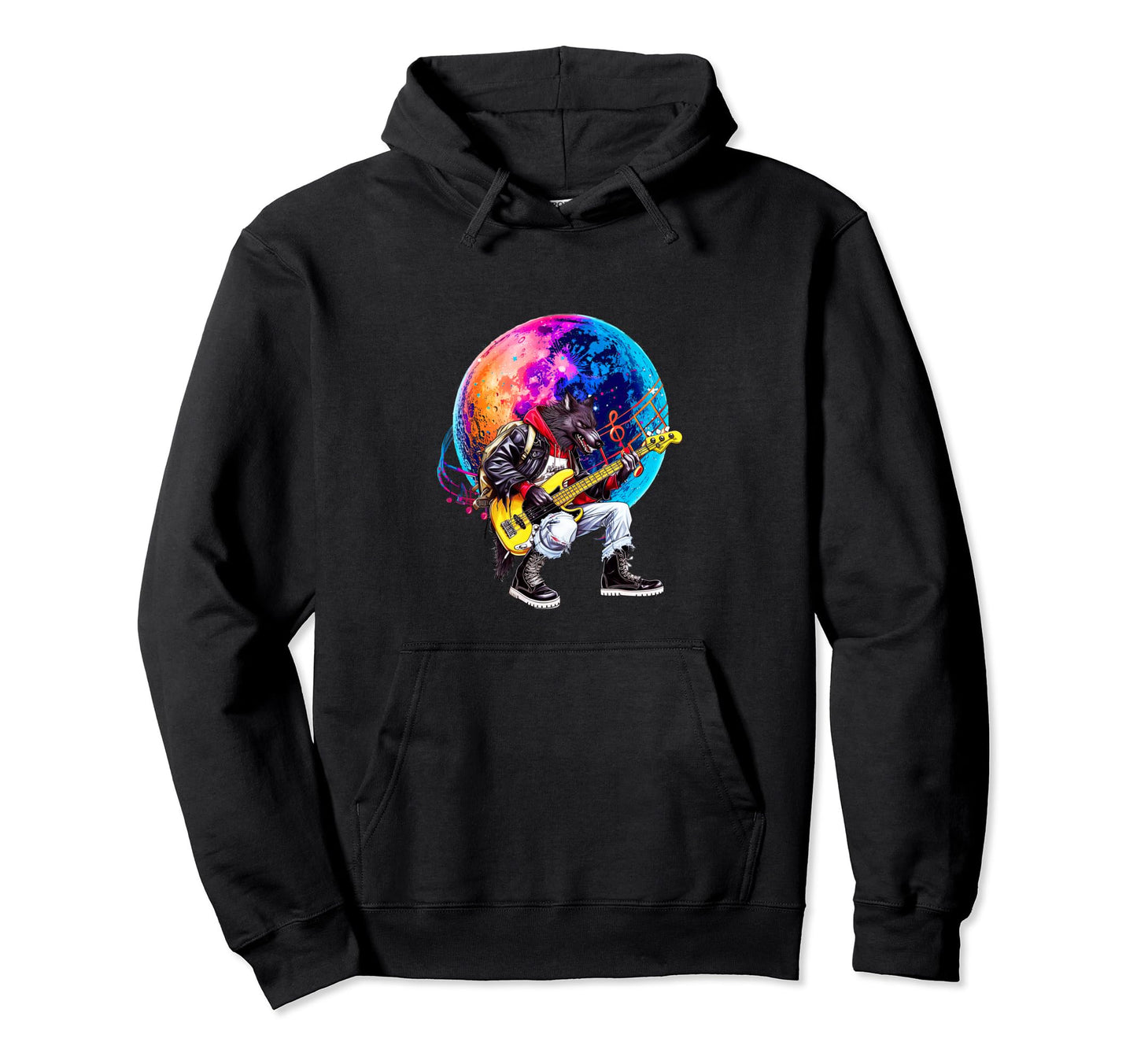 80S 90S Streetwear Scary Rocker Hoodie - Casual Everyday Wear Unisex - T-Shirt, Sweatshirt, Hoodie