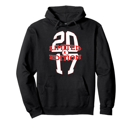 9 Years 2017 Baseball 9Th Birthday Hoodie - Casual Everyday Wear Men Women - T-Shirt, Sweatshirt, Hoodie