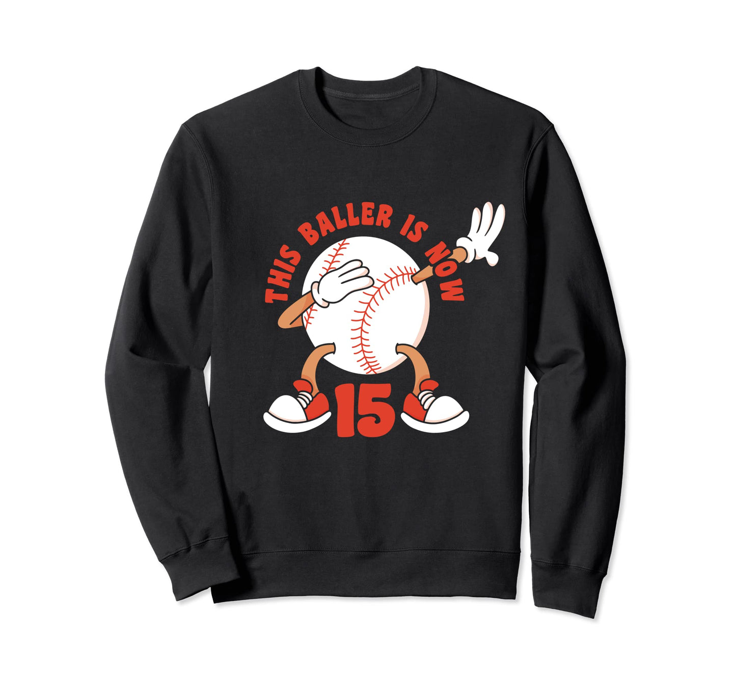 Happy 15Th Birthday 15 Year Old Sweatshirt - Aesthetic Graphic Men Women - T-Shirt, Sweatshirt, Hoodie