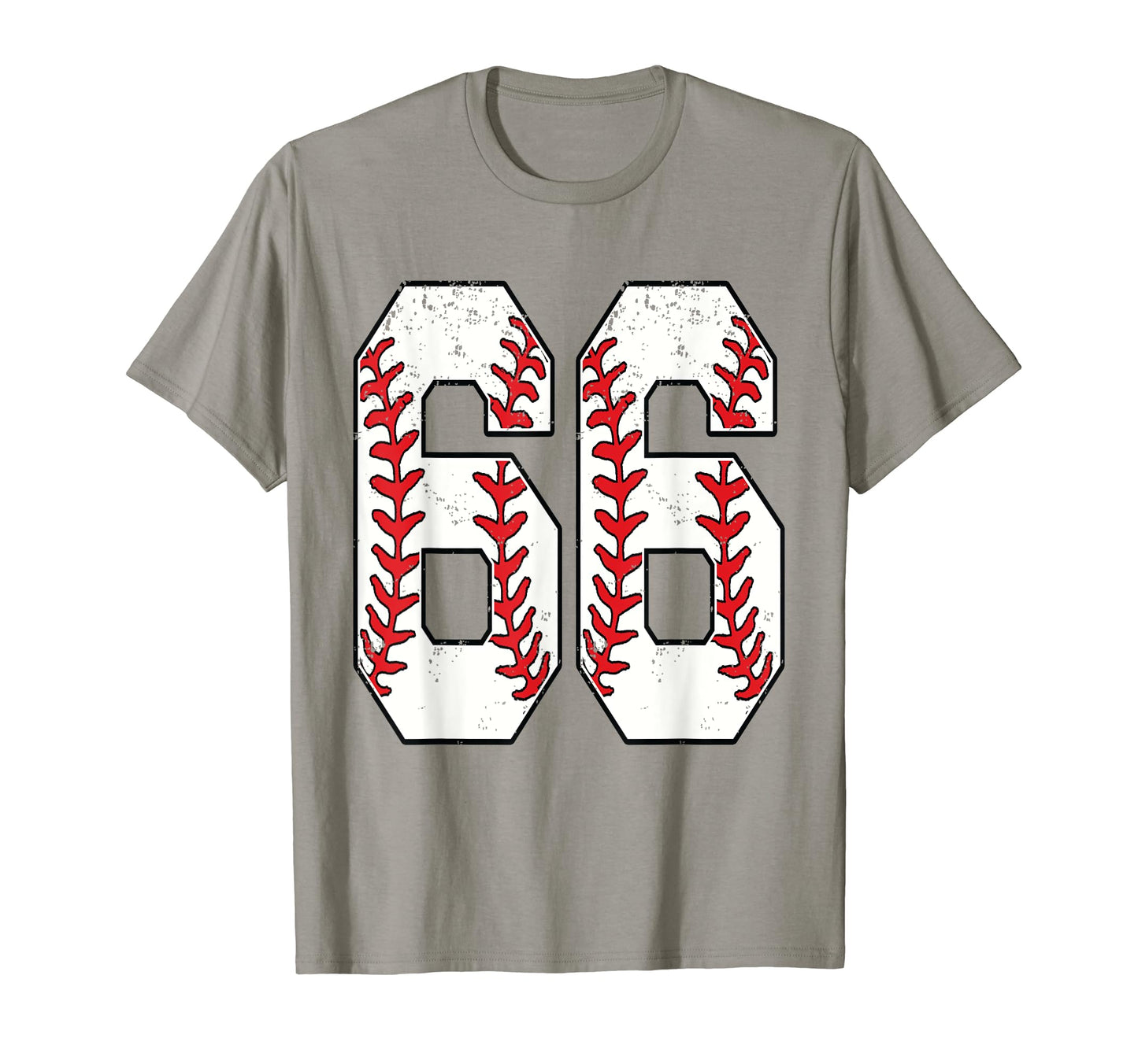 Number 66 Baseball 66 Jersey Number T-Shirt - Custom Art Print Men Women - T-Shirt, Sweatshirt, Hoodie