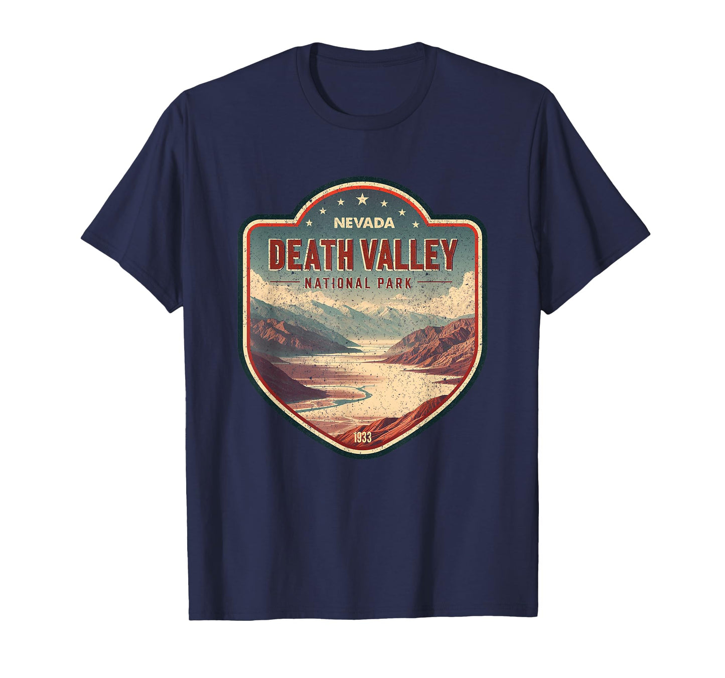 Death Valley National Park Badge T-Shirt - Custom Art Print Men Women - T-Shirt, Sweatshirt, Hoodie