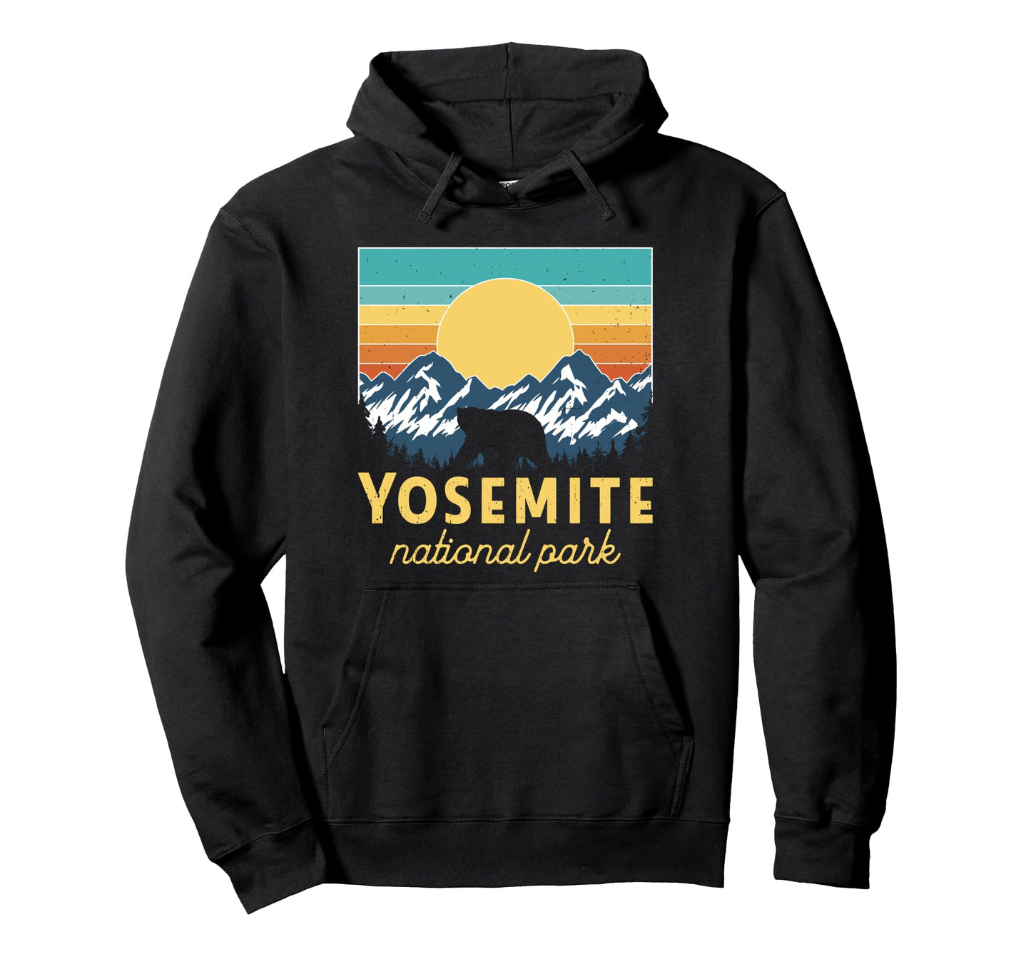 Yosemite National Park Sunset Hoodie - Streetwear Style Unisex - T-Shirt, Sweatshirt, Hoodie