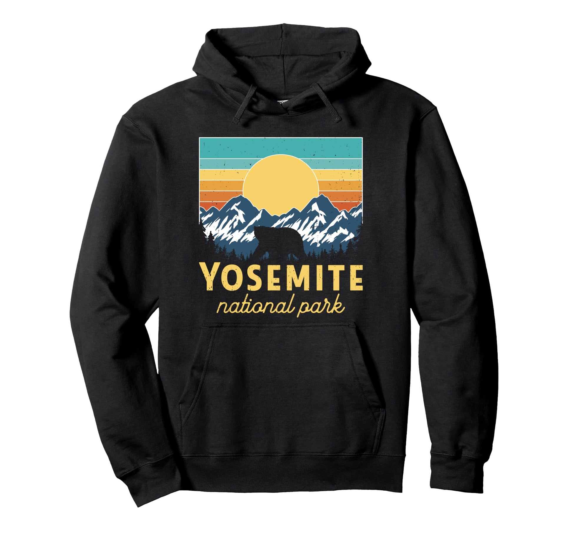 Yosemite National Park Sunset Hoodie - Streetwear Style Unisex - T-Shirt, Sweatshirt, Hoodie