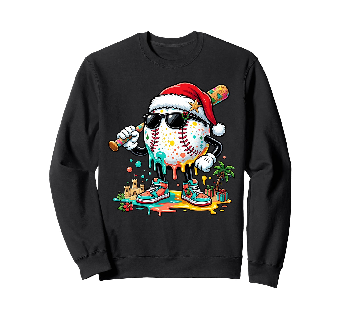Drip Baseball Lifestyle Mascot Sweatshirt - Streetwear Style Men Women - T-Shirt, Sweatshirt, Hoodie
