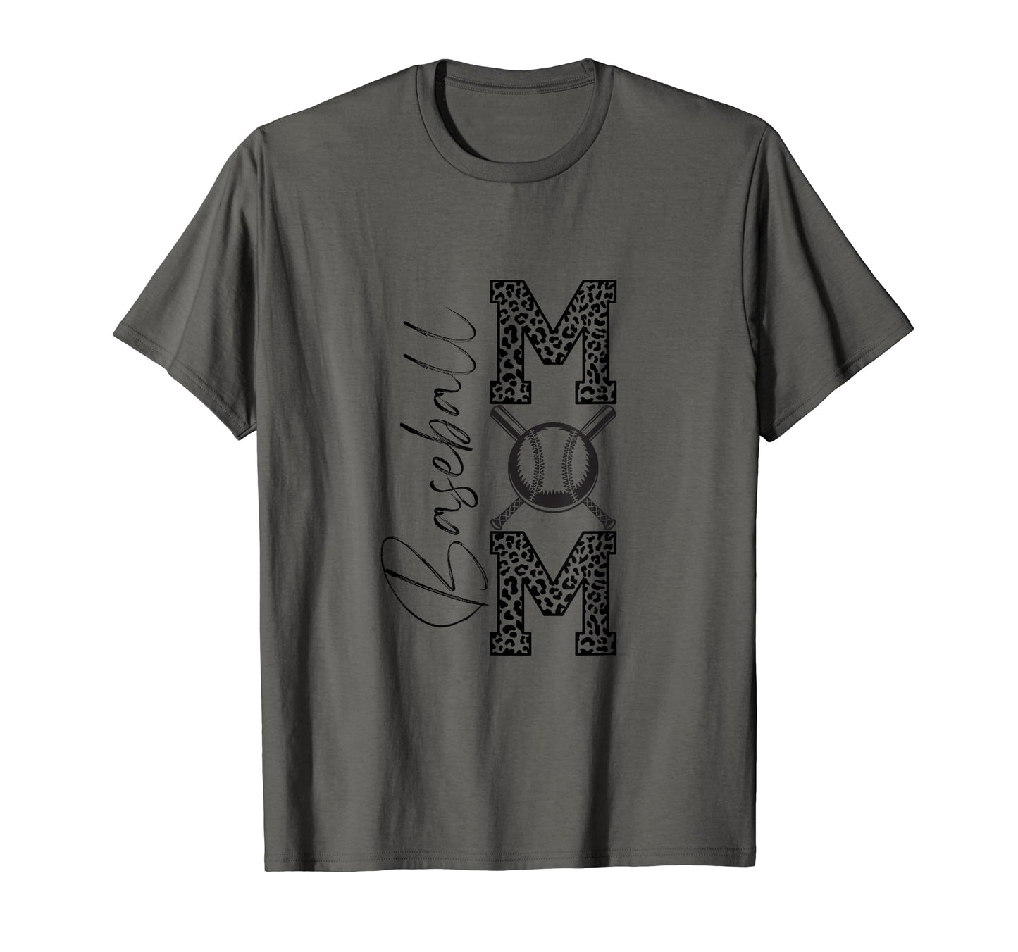 Baseball Mom Leopard T-Shirt - Streetwear Style Unisex - T-Shirt, Sweatshirt, Hoodie