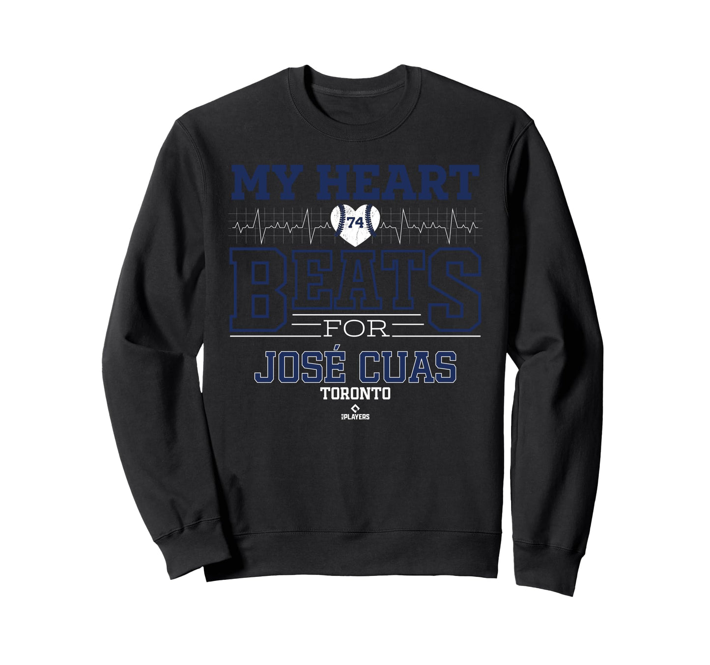 My Heart Beats Jos Cuas Toronto Sweatshirt - Aesthetic Graphic for Adults - T-Shirt, Sweatshirt, Hoodie