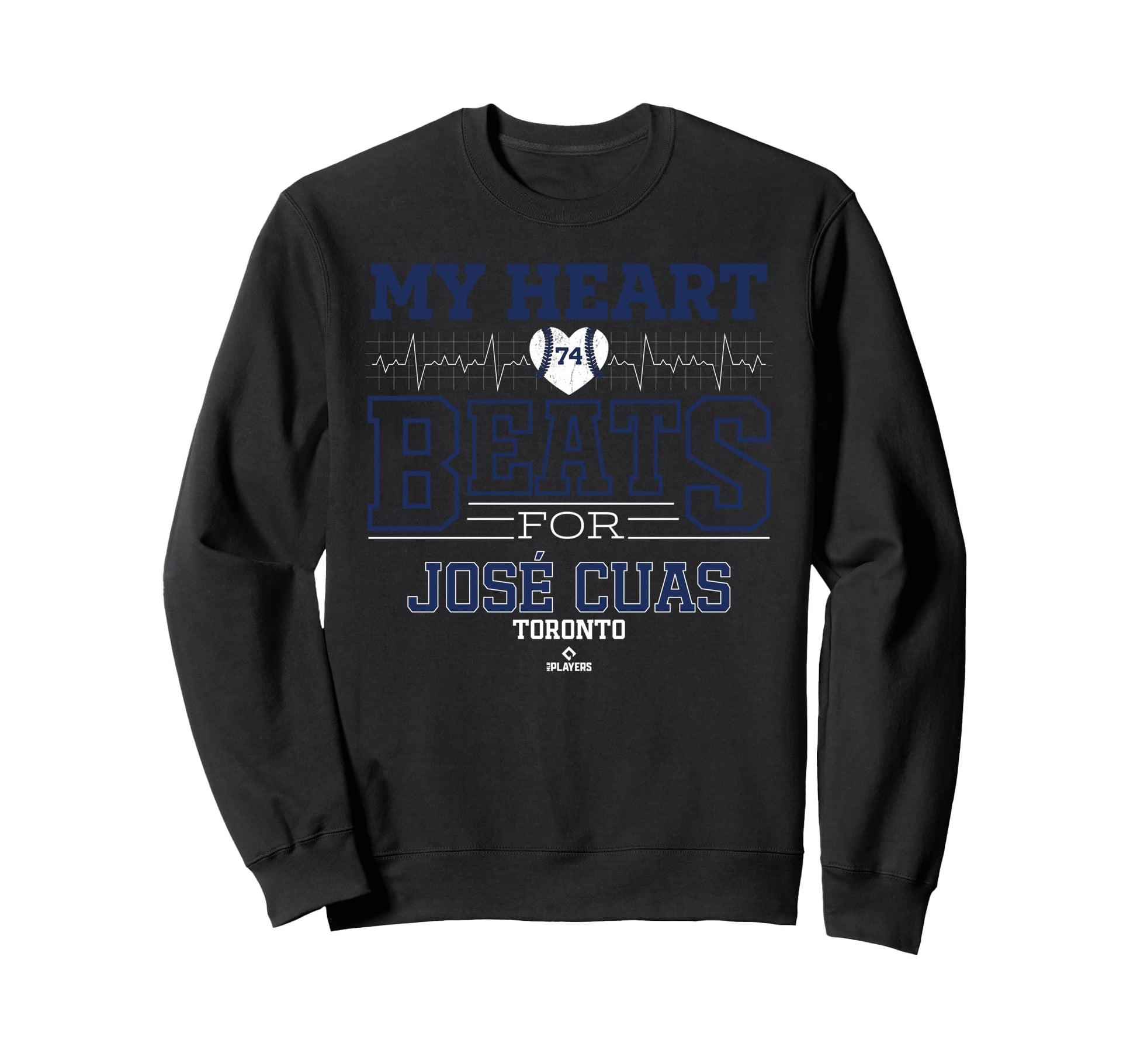 My Heart Beats Jos Cuas Toronto Sweatshirt - Aesthetic Graphic for Adults - T-Shirt, Sweatshirt, Hoodie