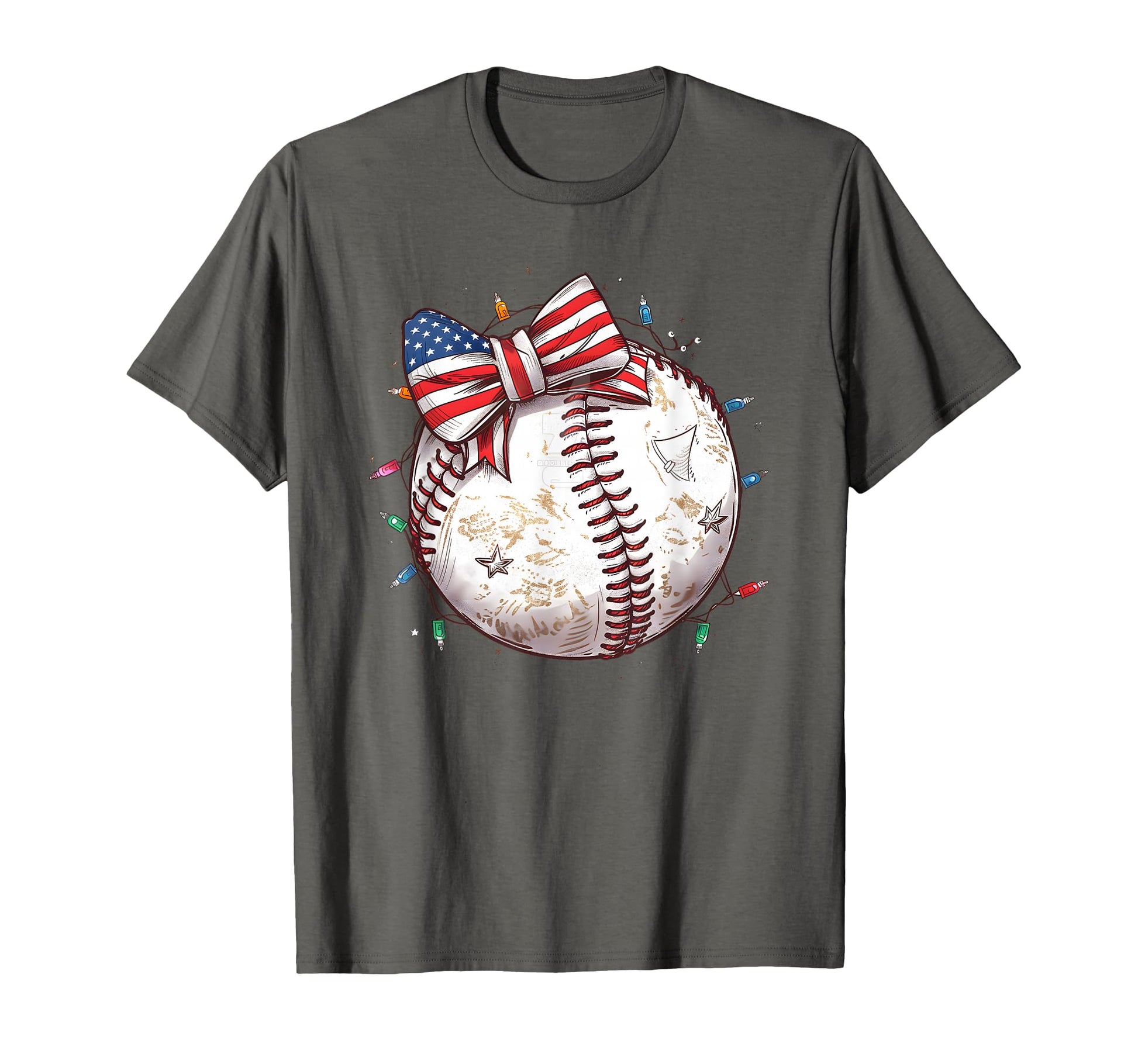 Baseball Coquette Bow Baseball T-Shirt - Aesthetic Graphic Men Women - T-Shirt, Sweatshirt, Hoodie