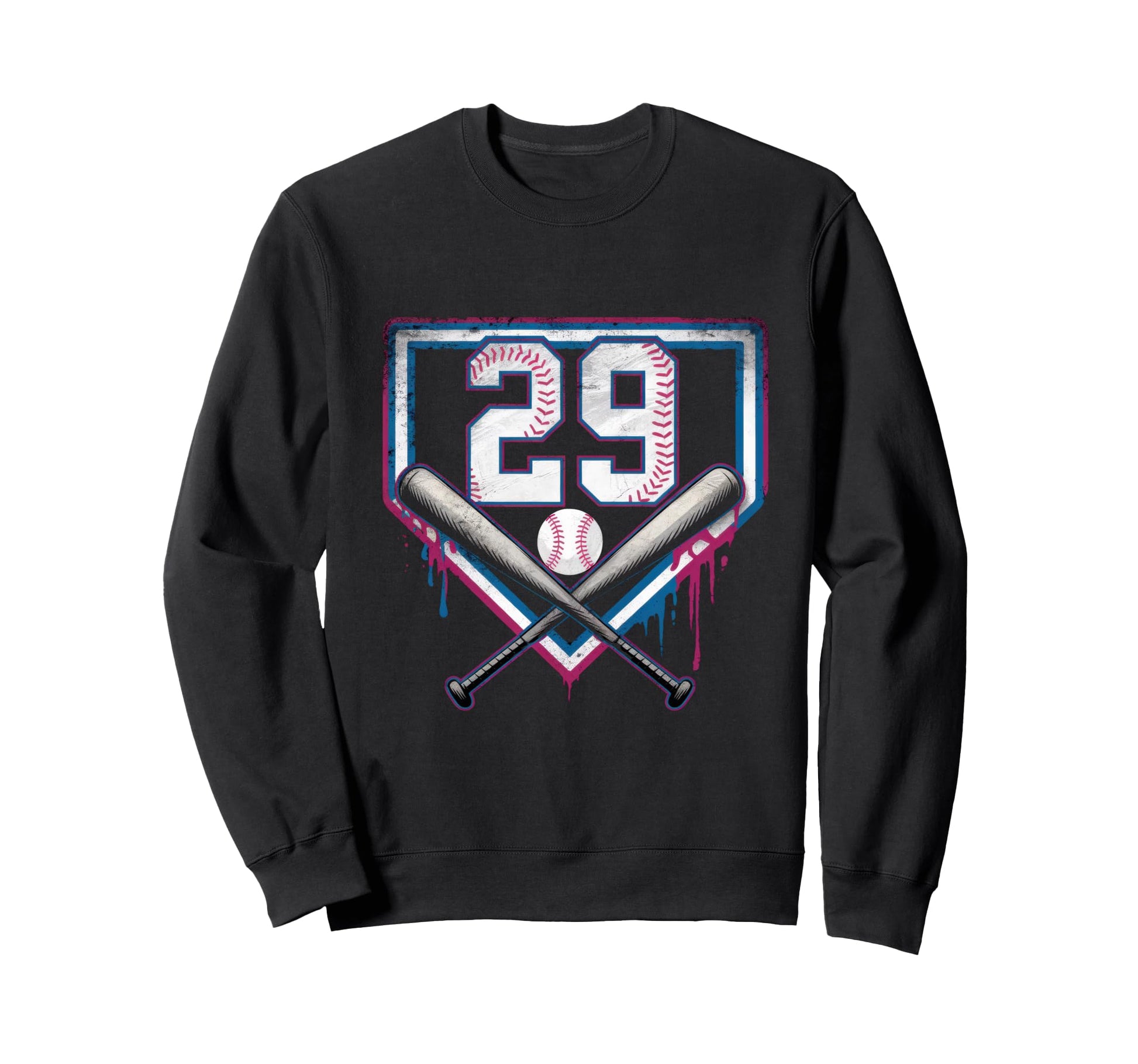 Baseball Home Ice Cream 29Th Sweatshirt - Casual Everyday Wear Unisex - T-Shirt, Sweatshirt, Hoodie