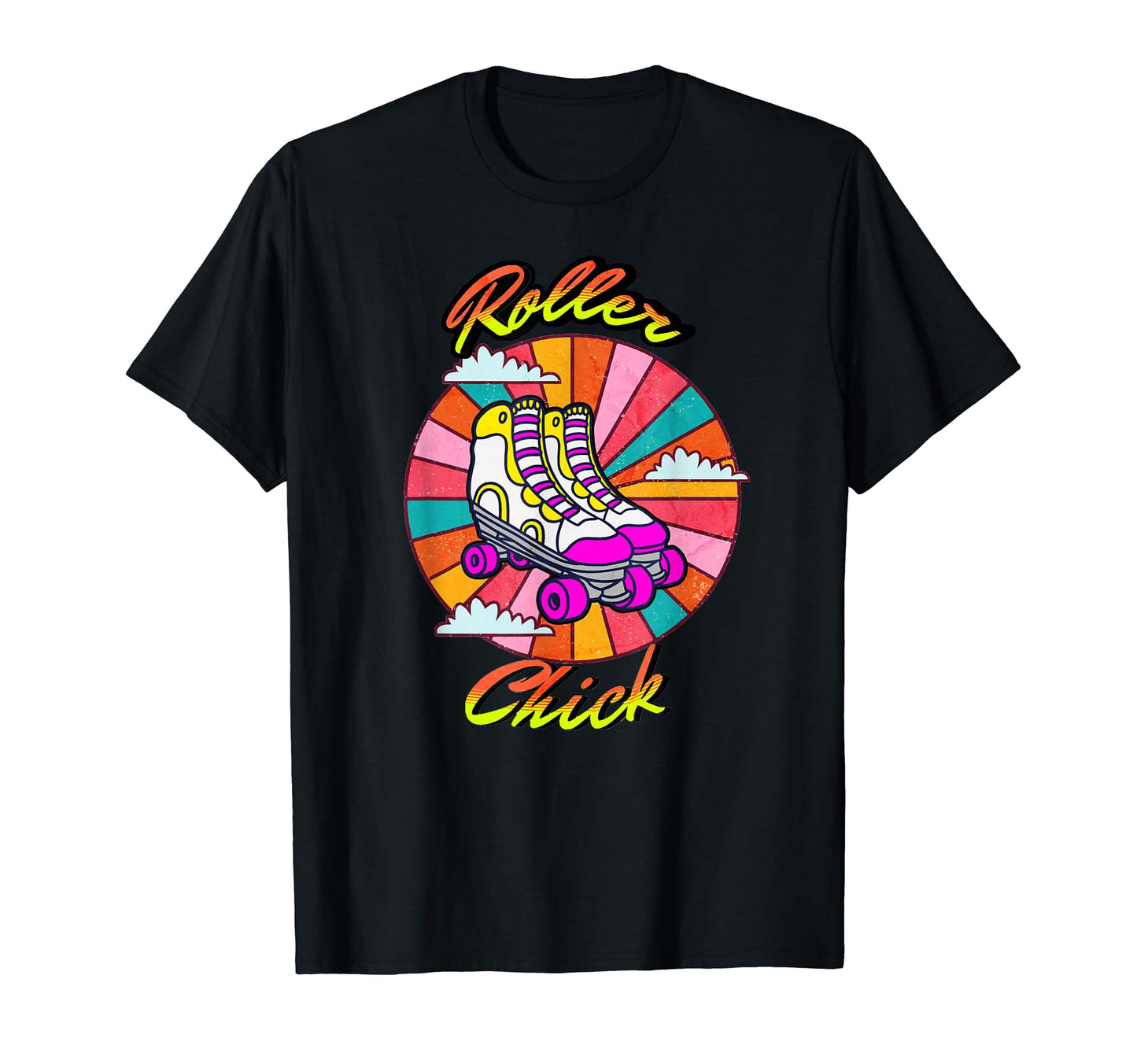 70S 80S Rollerskates Roller Skate T-Shirt - Novelty Apparel for Adults - T-Shirt, Sweatshirt, Hoodie