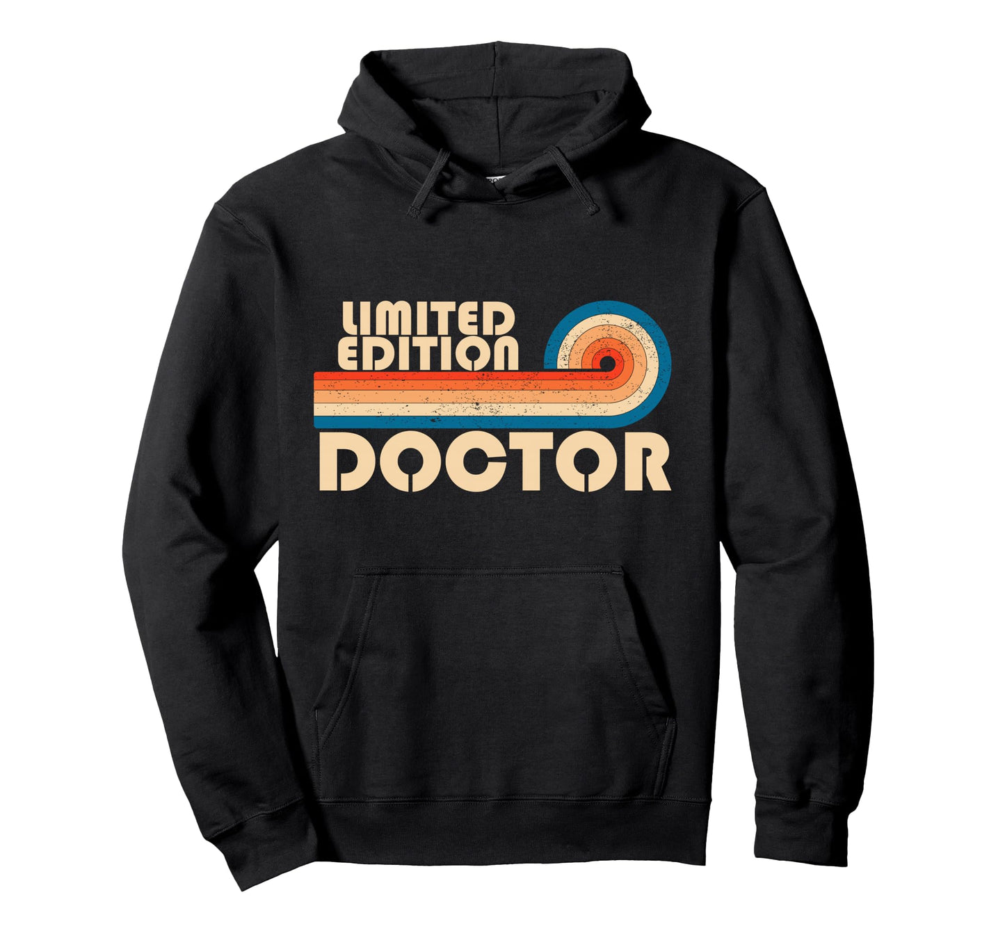 Doctor 70S 80S Sunset Stripe Hoodie - Casual Everyday Wear Men Women - T-Shirt, Sweatshirt, Hoodie