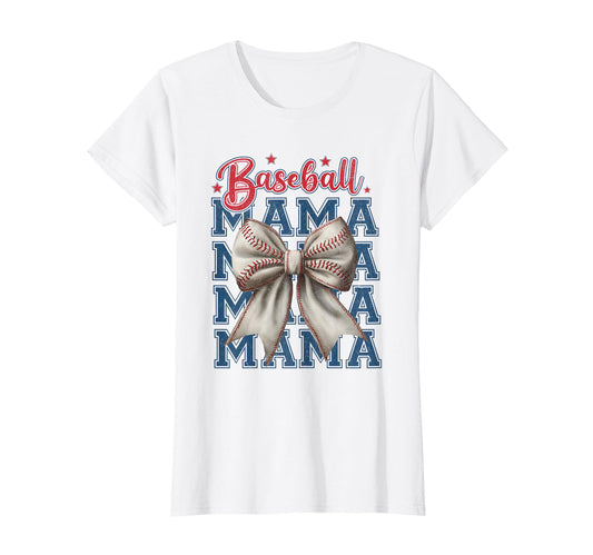 Baseball Coquette Bow Baseball Cheer T-Shirt - Aesthetic Graphic Unisex - T-Shirt, Sweatshirt, Hoodie