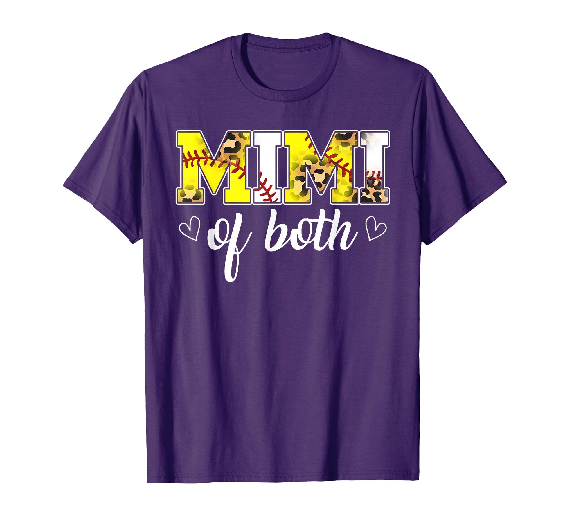 Mimi Both Leopard Game Day Baseball T-Shirt - Fun Novelty Design Men Women - T-Shirt, Sweatshirt, Hoodie