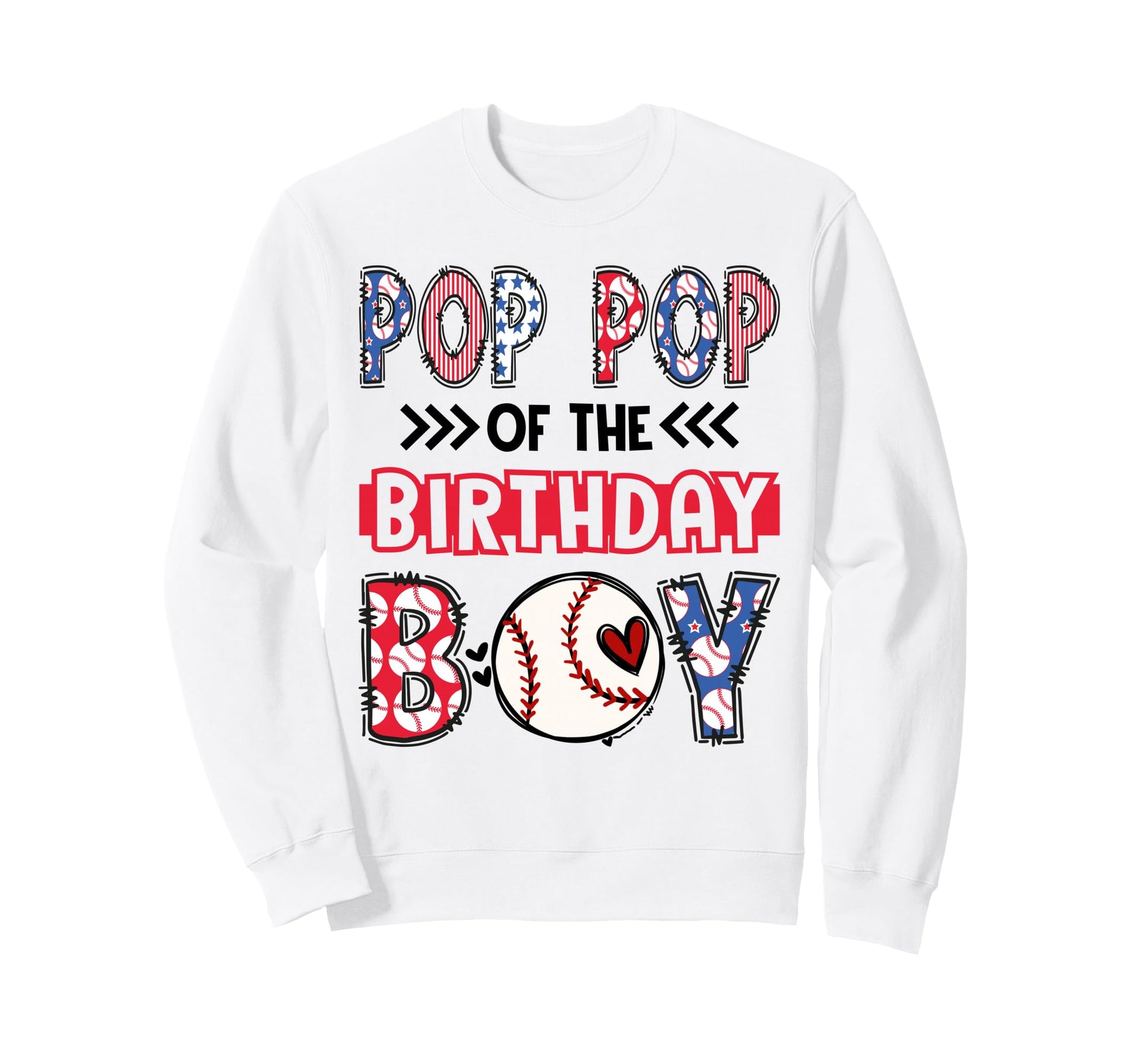 Pop Pop Birthday Matching Sweatshirt - Custom Art Print for Adults - T-Shirt, Sweatshirt, Hoodie