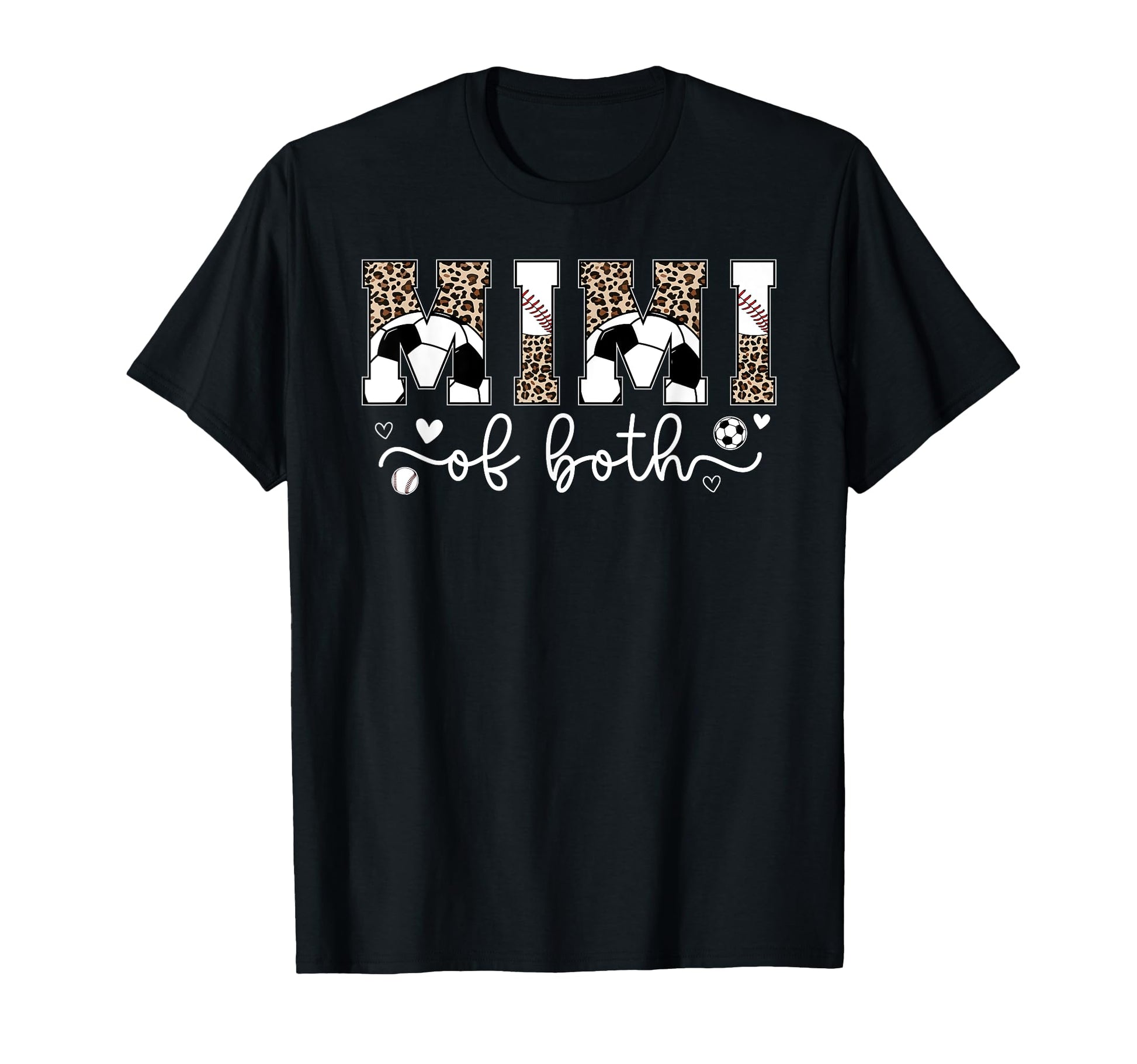 Mimi Both Leopard Baseball Soccer T-Shirt - Casual Everyday Wear Men Women - T-Shirt, Sweatshirt, Hoodie