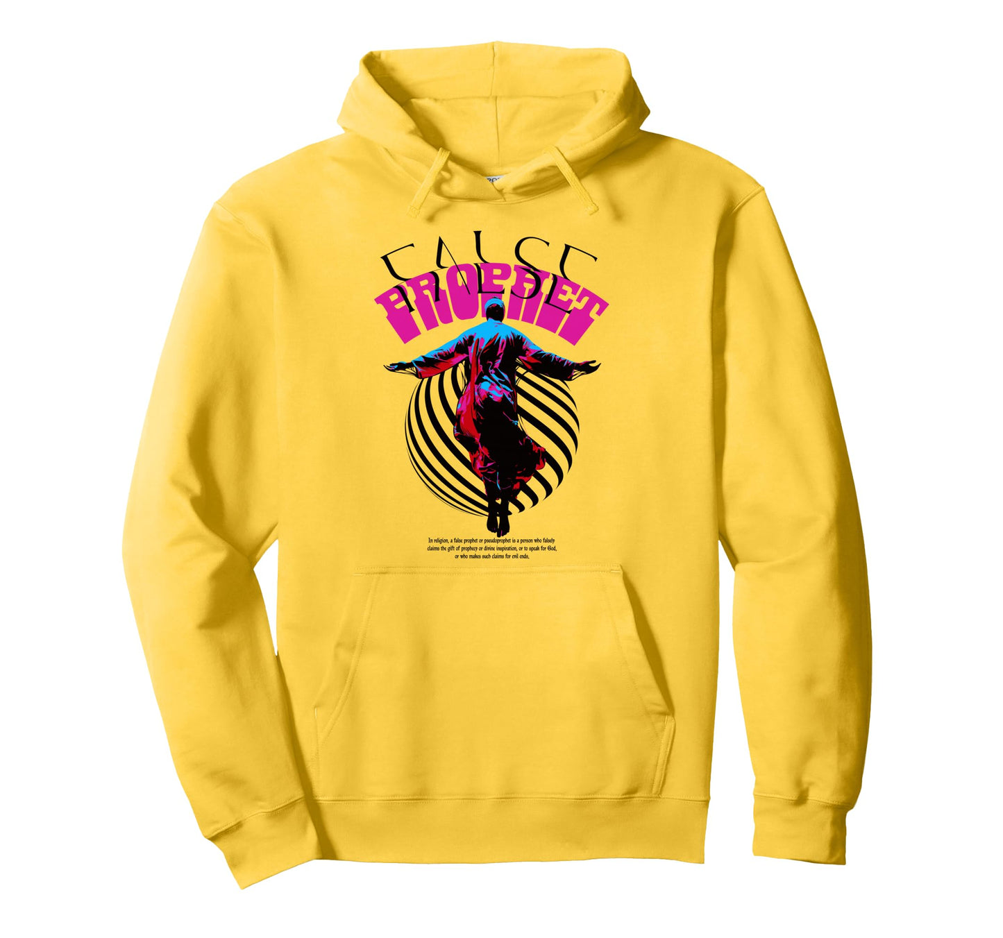 Y2K False Prophet Bold Urban Graffiti Hoodie - Graphic Print Men Women - T-Shirt, Sweatshirt, Hoodie