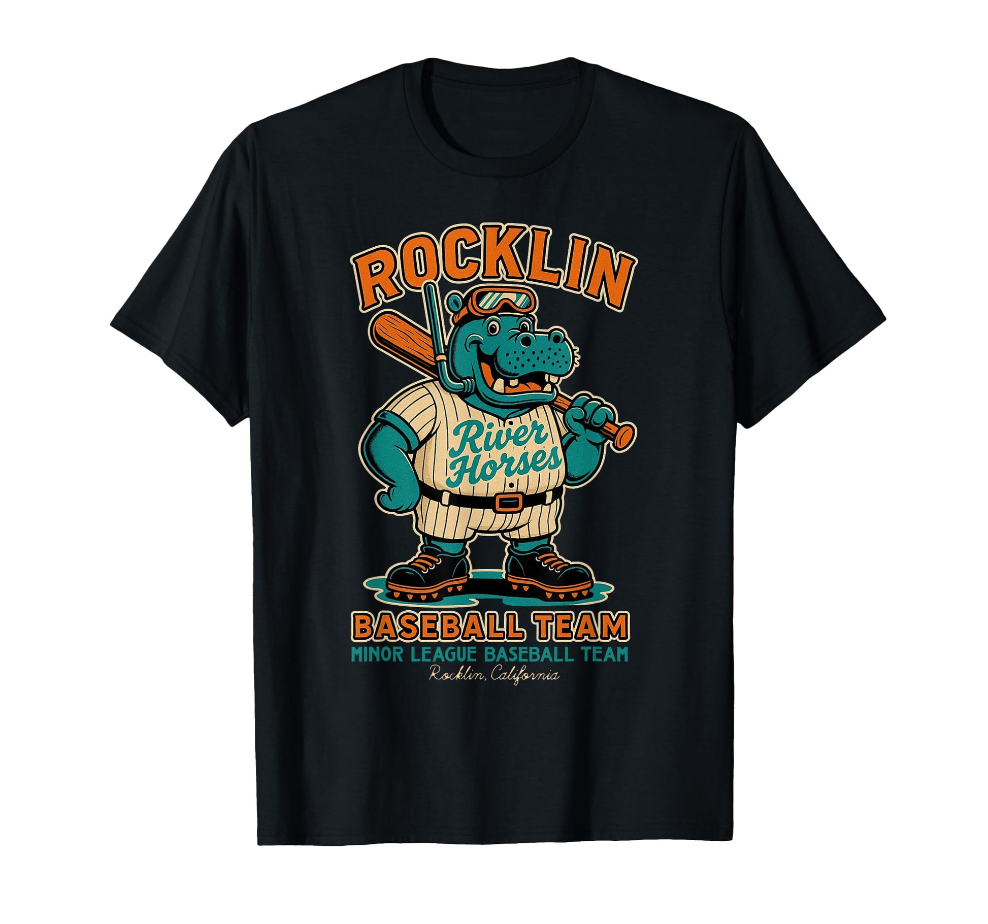 Rocklin River Horses Minor League T-Shirt - Unique Graphic Men Women - T-Shirt, Sweatshirt, Hoodie