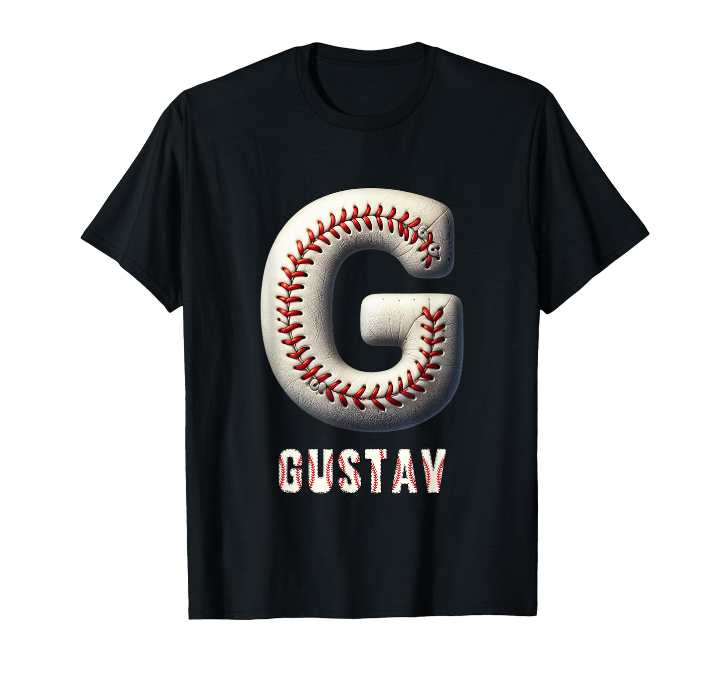 Baseball Home Run Justus Initial T-Shirt - Casual Everyday Wear Men Women - T-Shirt, Sweatshirt, Hoodie