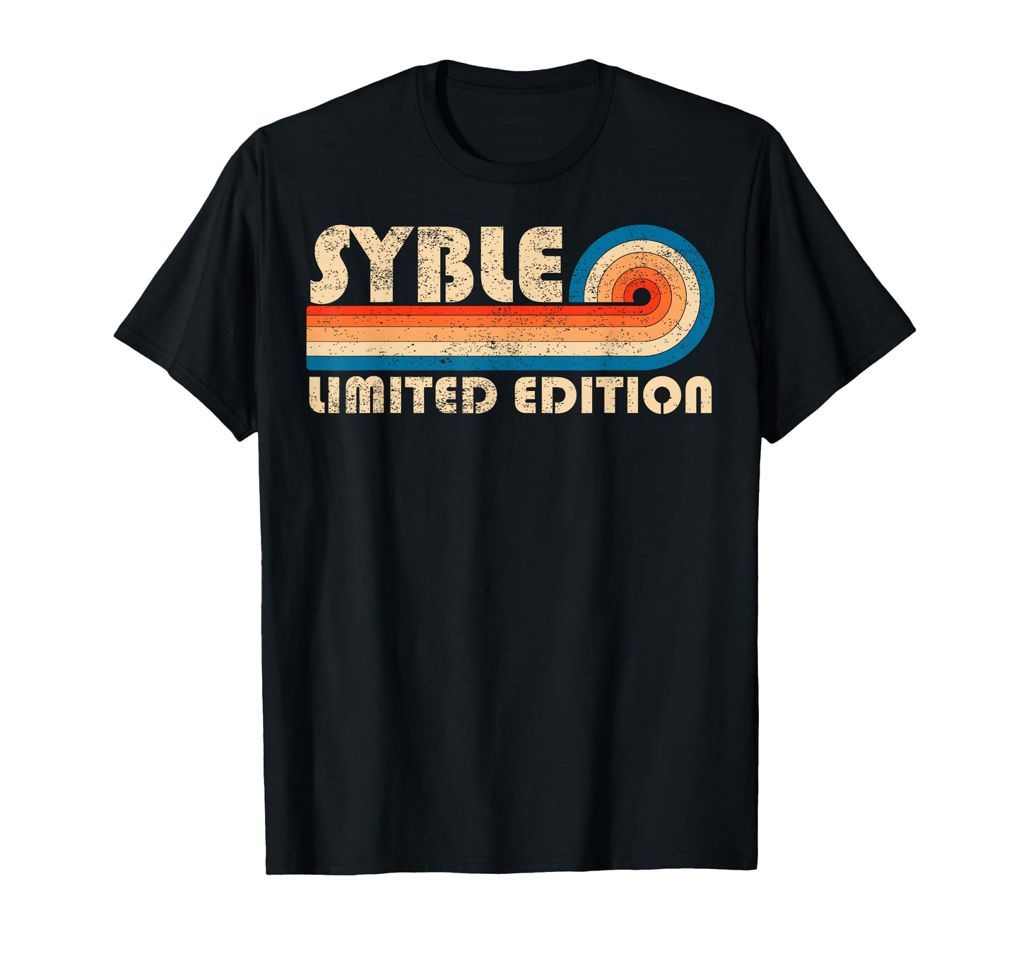 Syble 70S 80S Sunset Stripe T-Shirt - Unique Graphic Men Women - T-Shirt, Sweatshirt, Hoodie