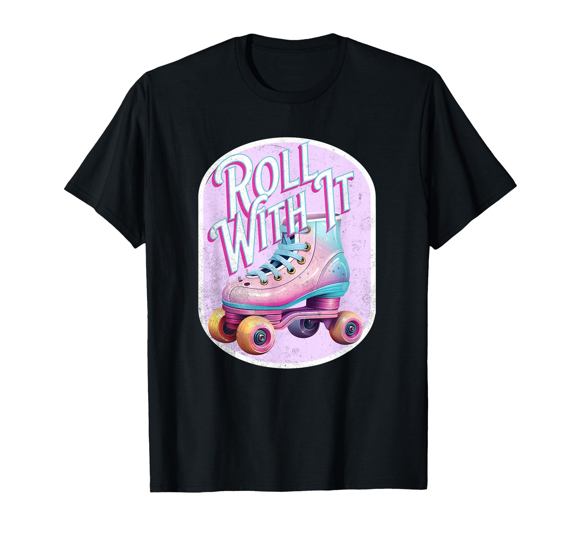 Roll It Roller Skate Roller Derby T-Shirt - Minimalist Print Unisex - T-Shirt, Sweatshirt, Hoodie