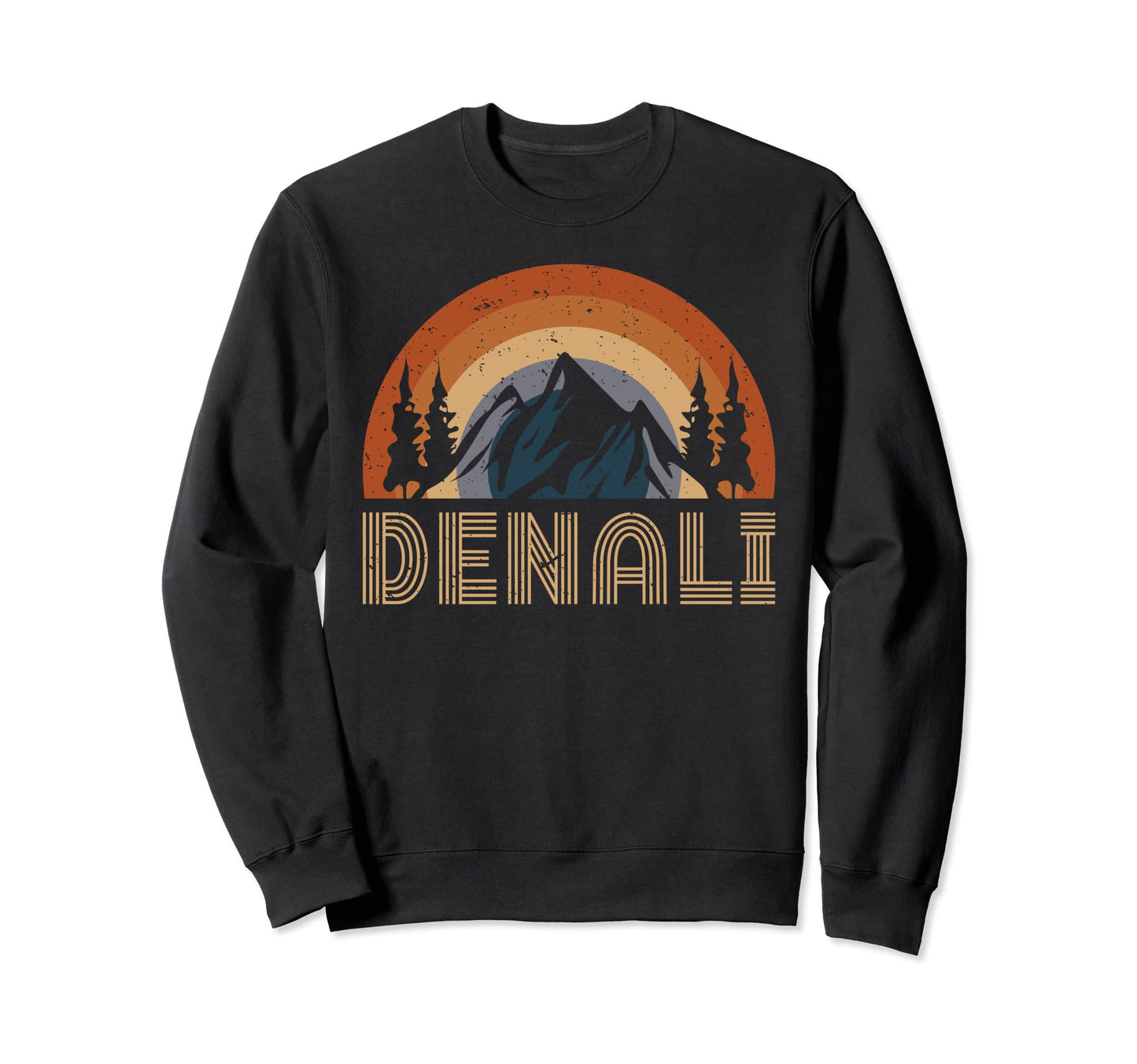 Alaska Winter Sports Denali National Sweatshirt - Graphic Print Men Women - T-Shirt, Sweatshirt, Hoodie