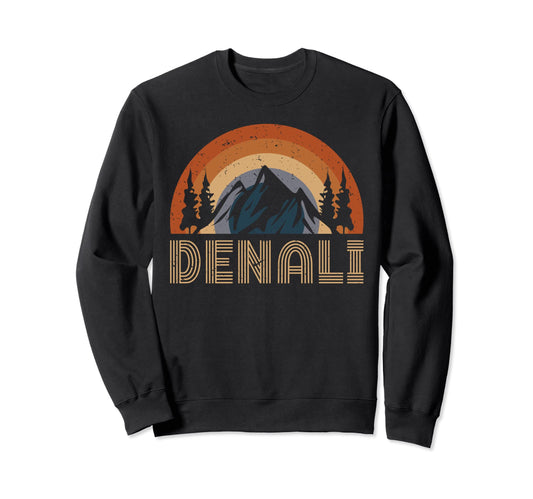 Alaska Winter Sports Denali National Sweatshirt - Graphic Print Men Women - T-Shirt, Sweatshirt, Hoodie