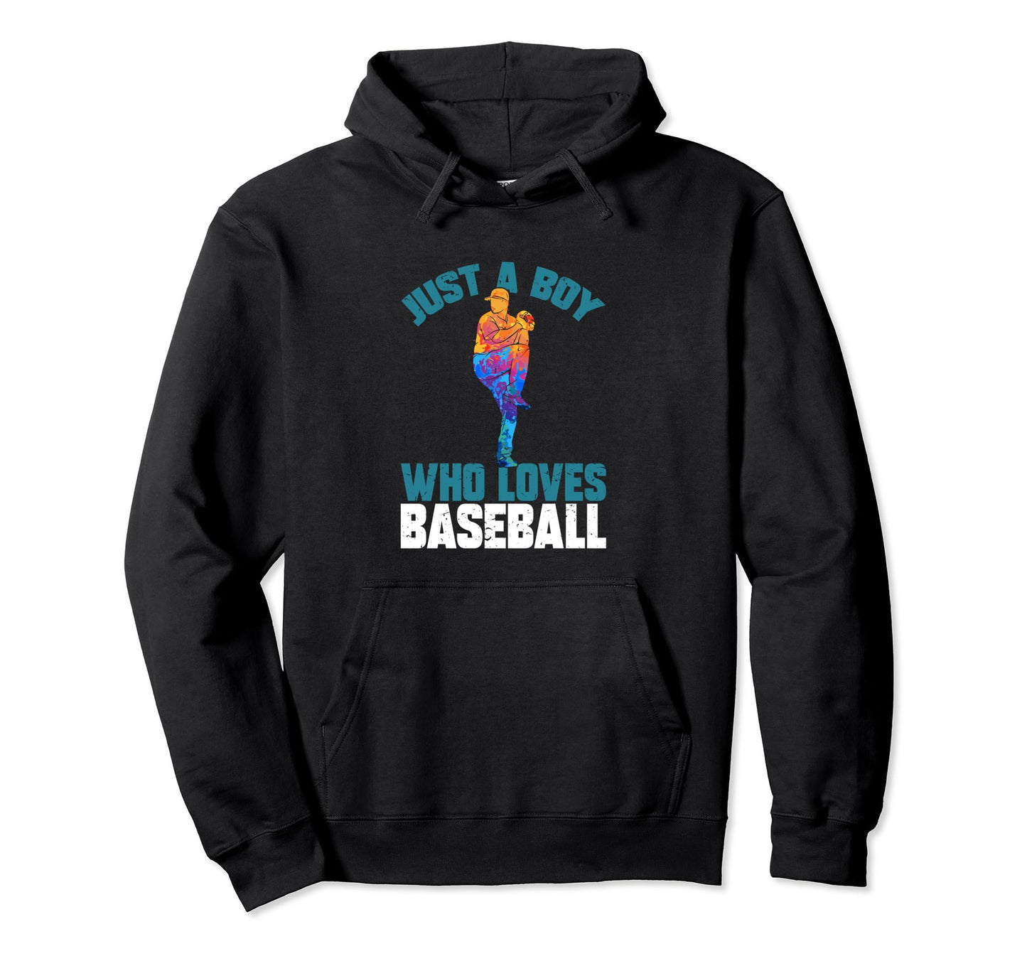 Sport Funny Just Who Loves Baseball Hoodie - Fun Novelty Design for Adults - T-Shirt, Sweatshirt, Hoodie