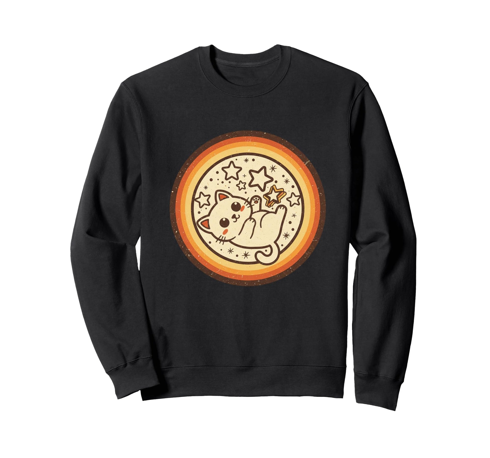 Cat Y2K 90S Aesthetic Sweatshirt - Casual Everyday Wear Men Women - T-Shirt, Sweatshirt, Hoodie