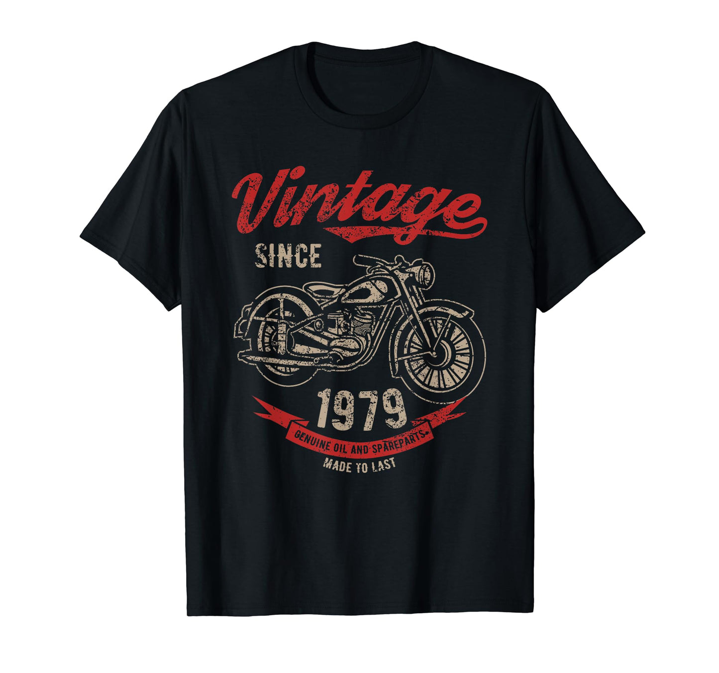 Since 1979 Birthday Gift Motorcycle Bike T-Shirt - Streetwear Style Unisex - T-Shirt, Sweatshirt, Hoodie