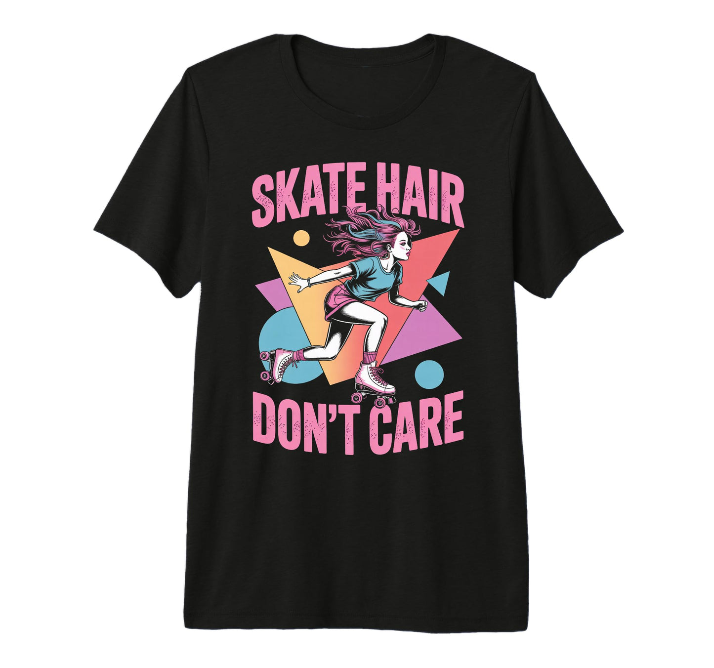 Skate Hair Roller Skate Roller Skating T-Shirt - Minimalist Print Unisex - T-Shirt, Sweatshirt, Hoodie
