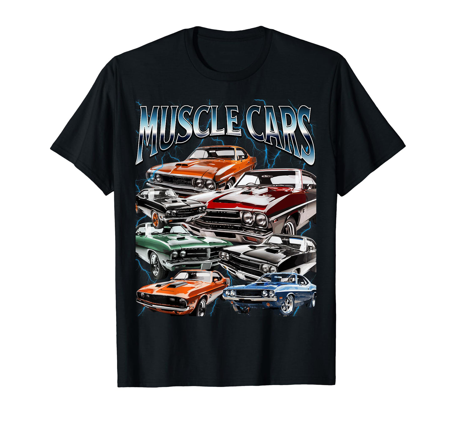 Muscle Cars 90S Car American Shows Fun T-Shirt - Streetwear Style Men Women - T-Shirt, Sweatshirt, Hoodie