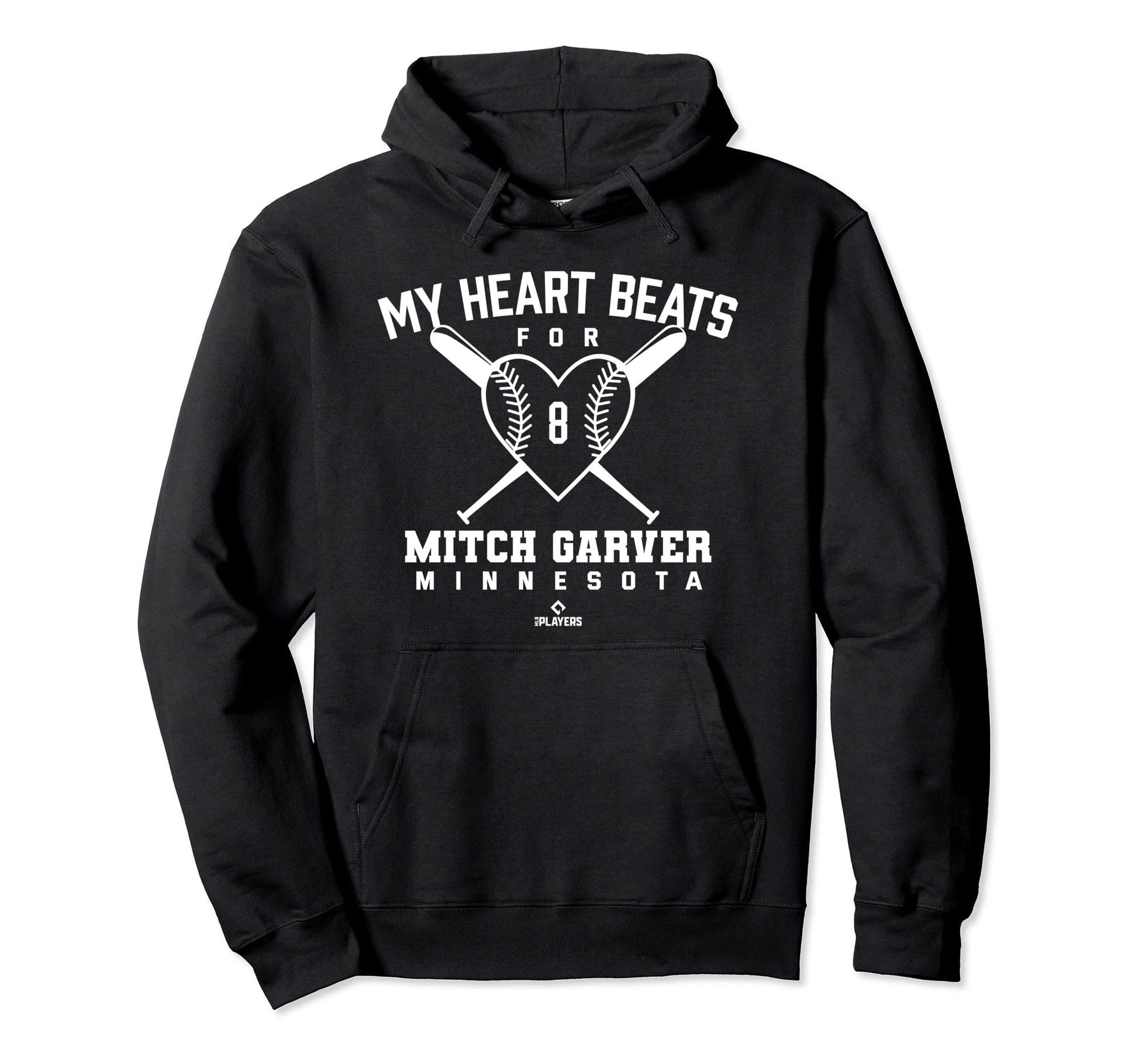 My Heart Beats Mitch Garver Hoodie - Fun Novelty Design for Adults - T-Shirt, Sweatshirt, Hoodie