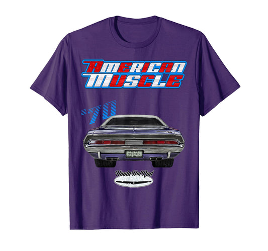 1970 Challenger Hot Rod Muscle Car T-Shirt - Fun Novelty Design for Adults - T-Shirt, Sweatshirt, Hoodie