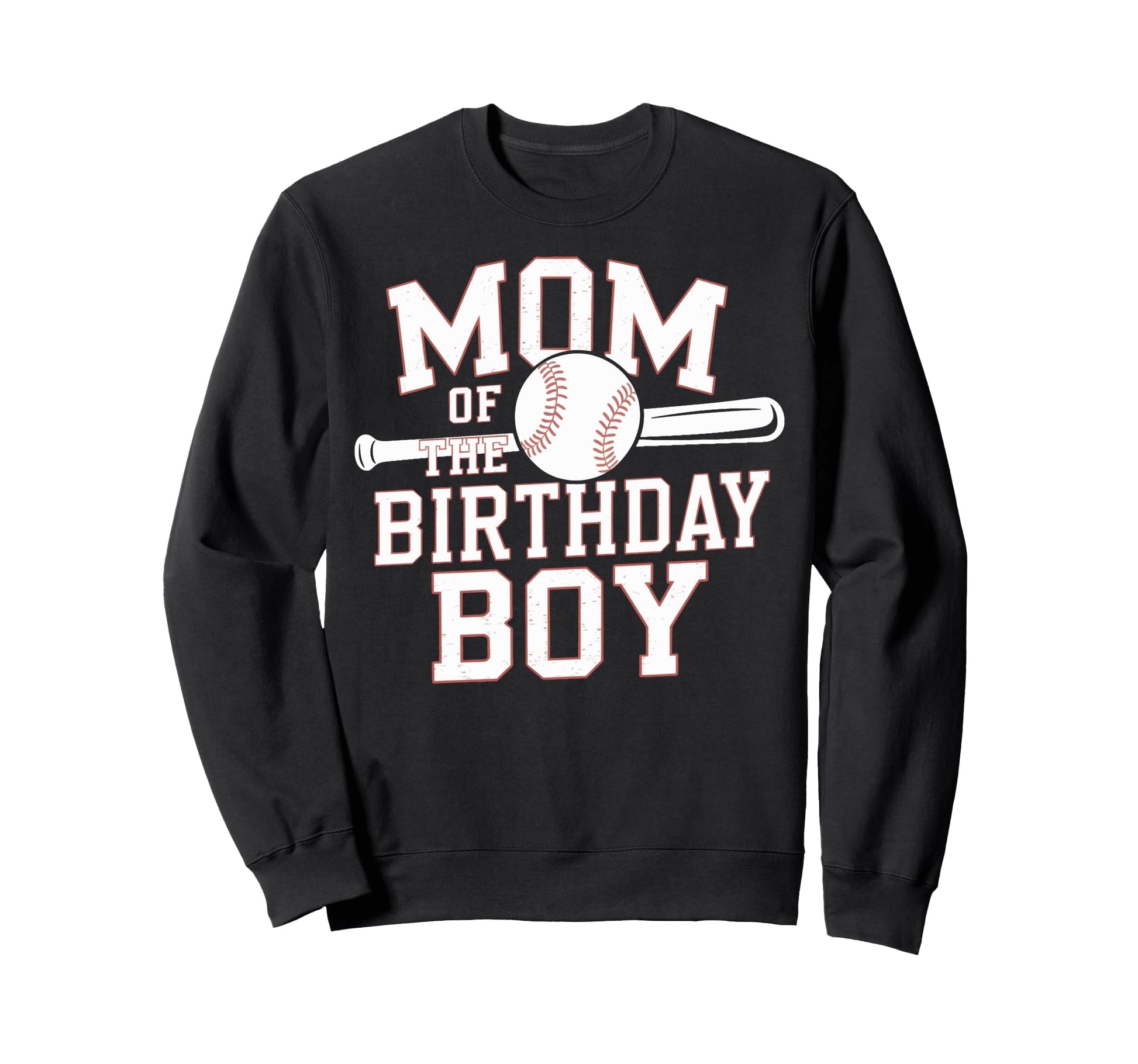 Baseball Party Mother Mom Birthday Sweatshirt - Custom Art Print Unisex - T-Shirt, Sweatshirt, Hoodie