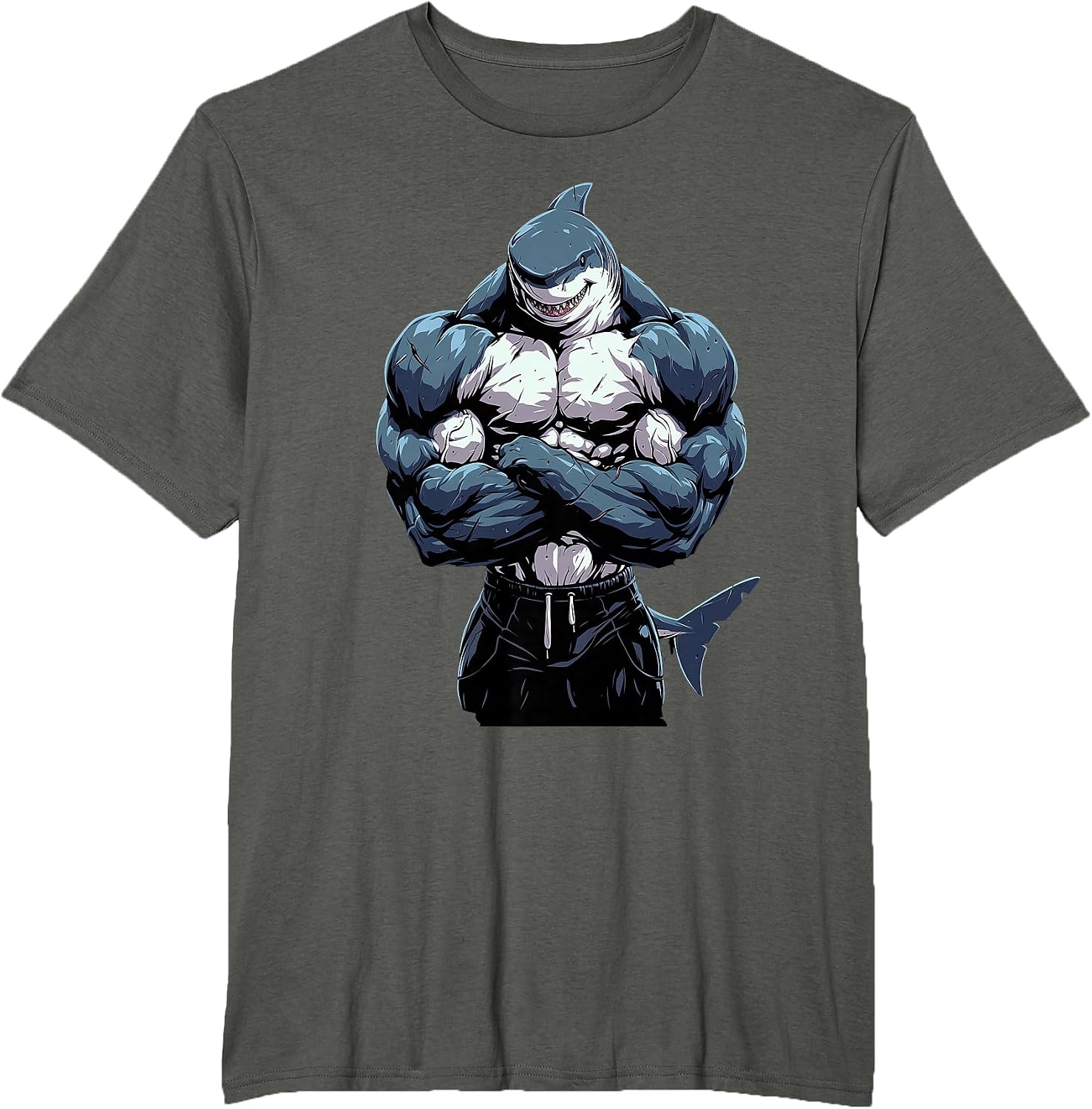Shark Lover Body Building - Adult & Kids T-Shirts, Sweatshirts & Hoodies apparel design preview 1