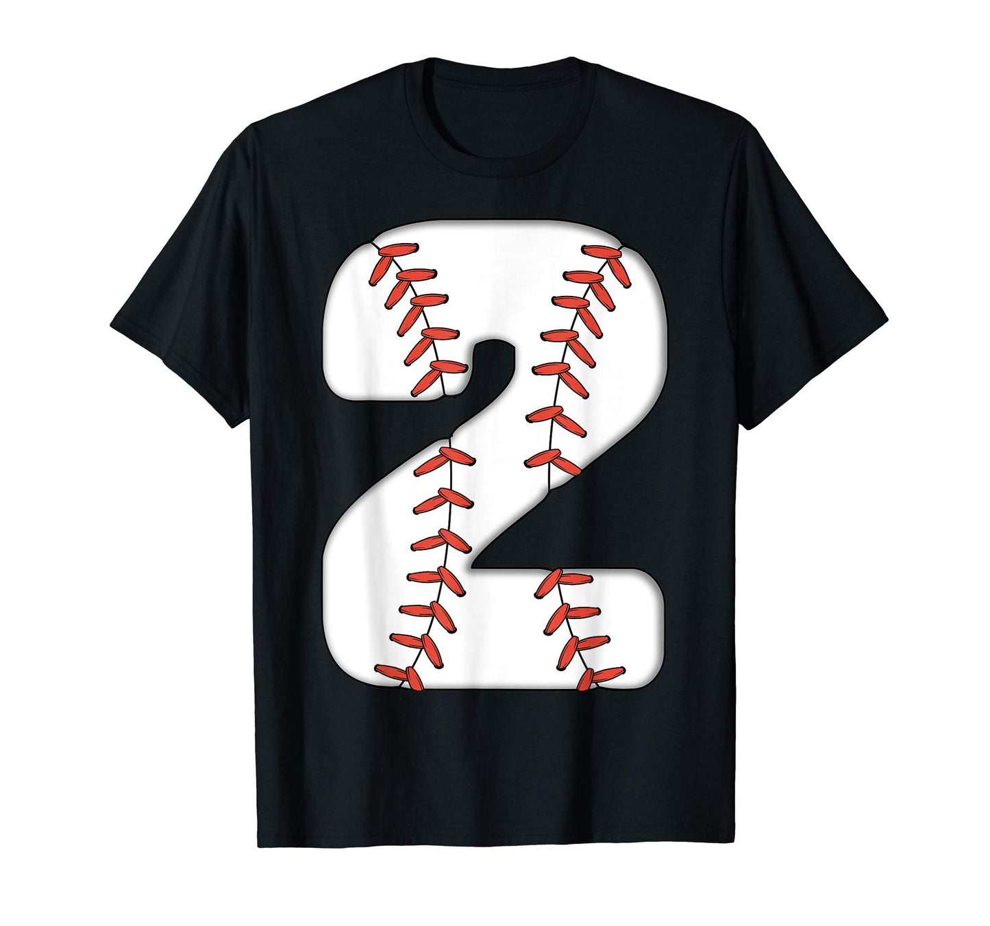 Baseball Number 2 Baseball Birthday 2 T-Shirt - Aesthetic Graphic Unisex - T-Shirt, Sweatshirt, Hoodie